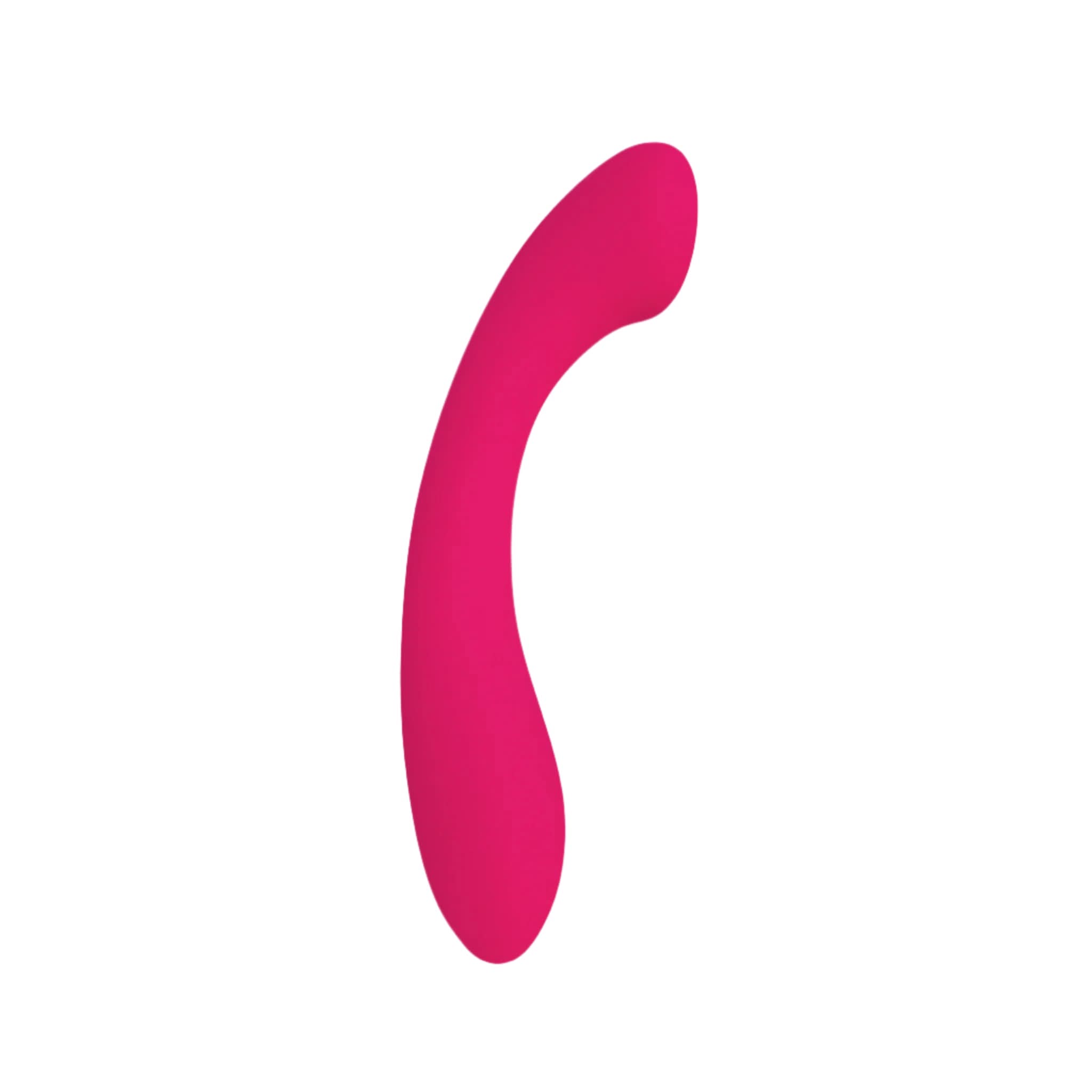 The JIMMYJANE® Tilla™ 6-inch is a pink, curved silicone dildo with a smooth texture for G-spot stimulation, shown against a white background.