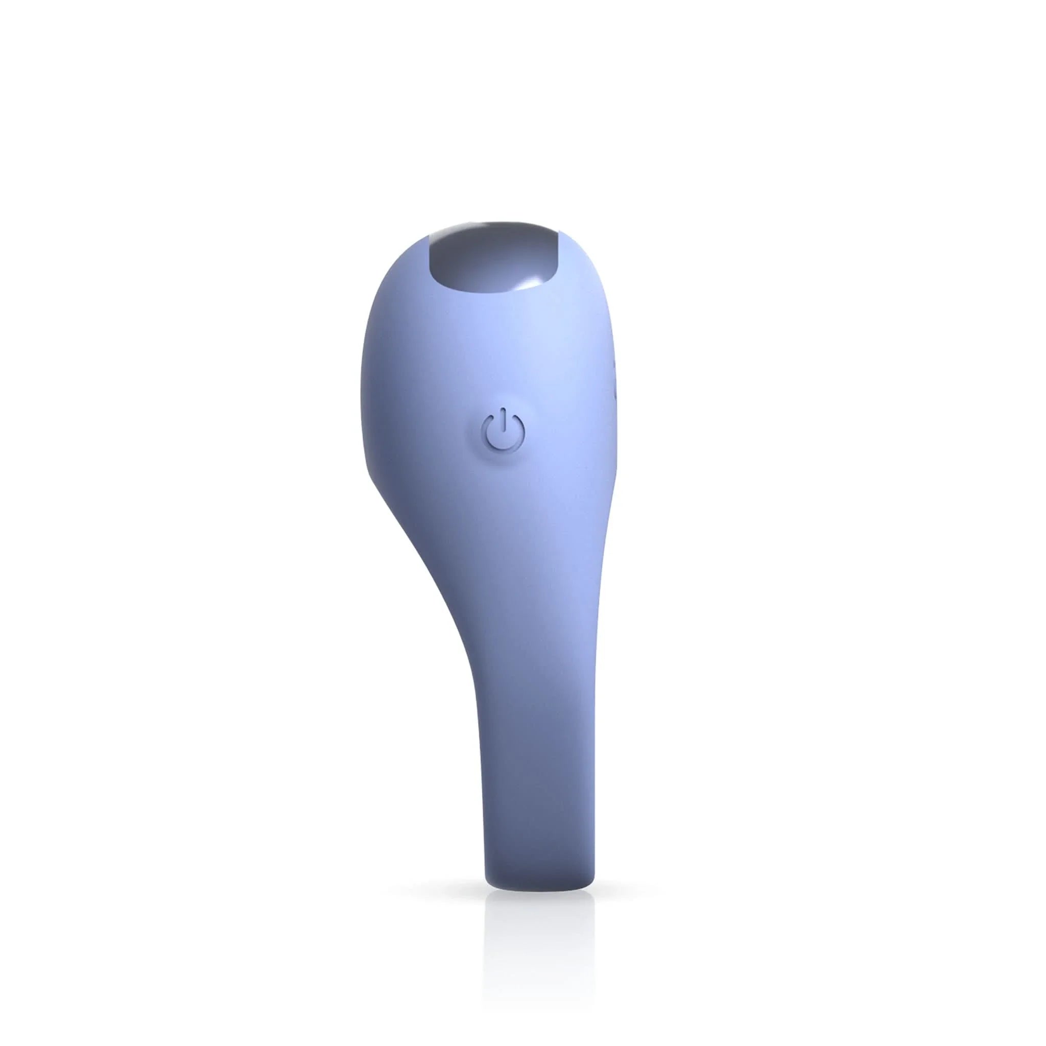 The JIMMYJANE® Kore™ with Remote is a blue handheld electronic stimulator with a power button for clitoral and shaft pleasure, shown against a white background.