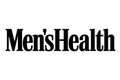 Men's Health logo in black text on a white background