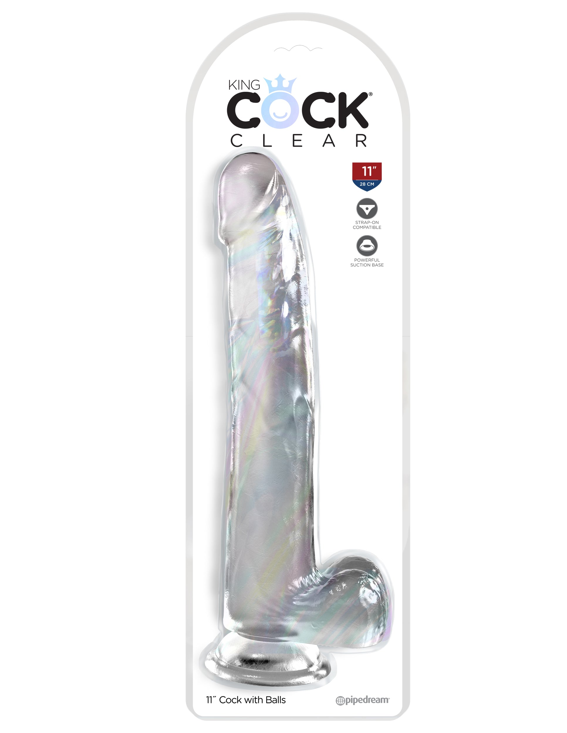 King Cock King Cock Clear 11" with Balls