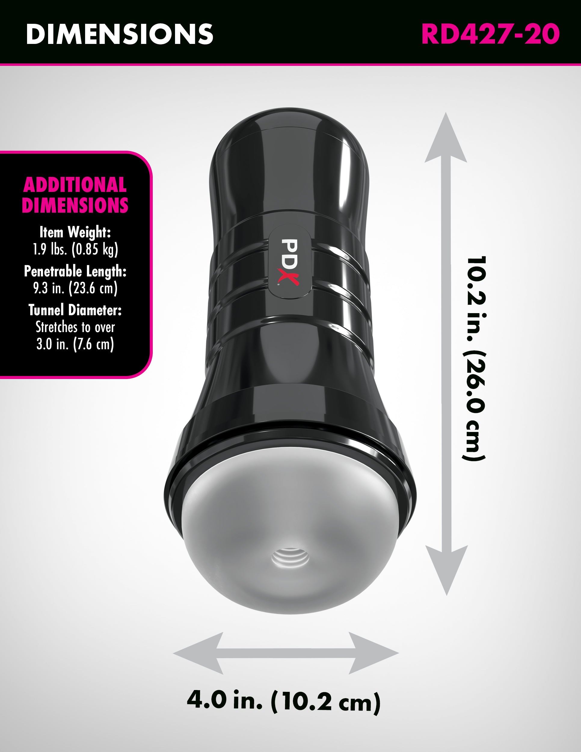 Wet Strokers Masturbator - Super Slide & Glide XXL - Clear