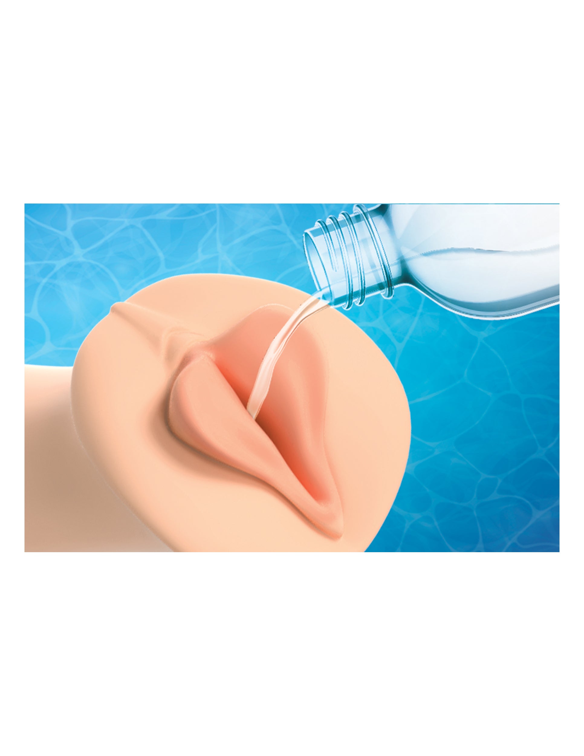 Wet Strokers Masturbator - Super Slide & Glide XXL - Clear