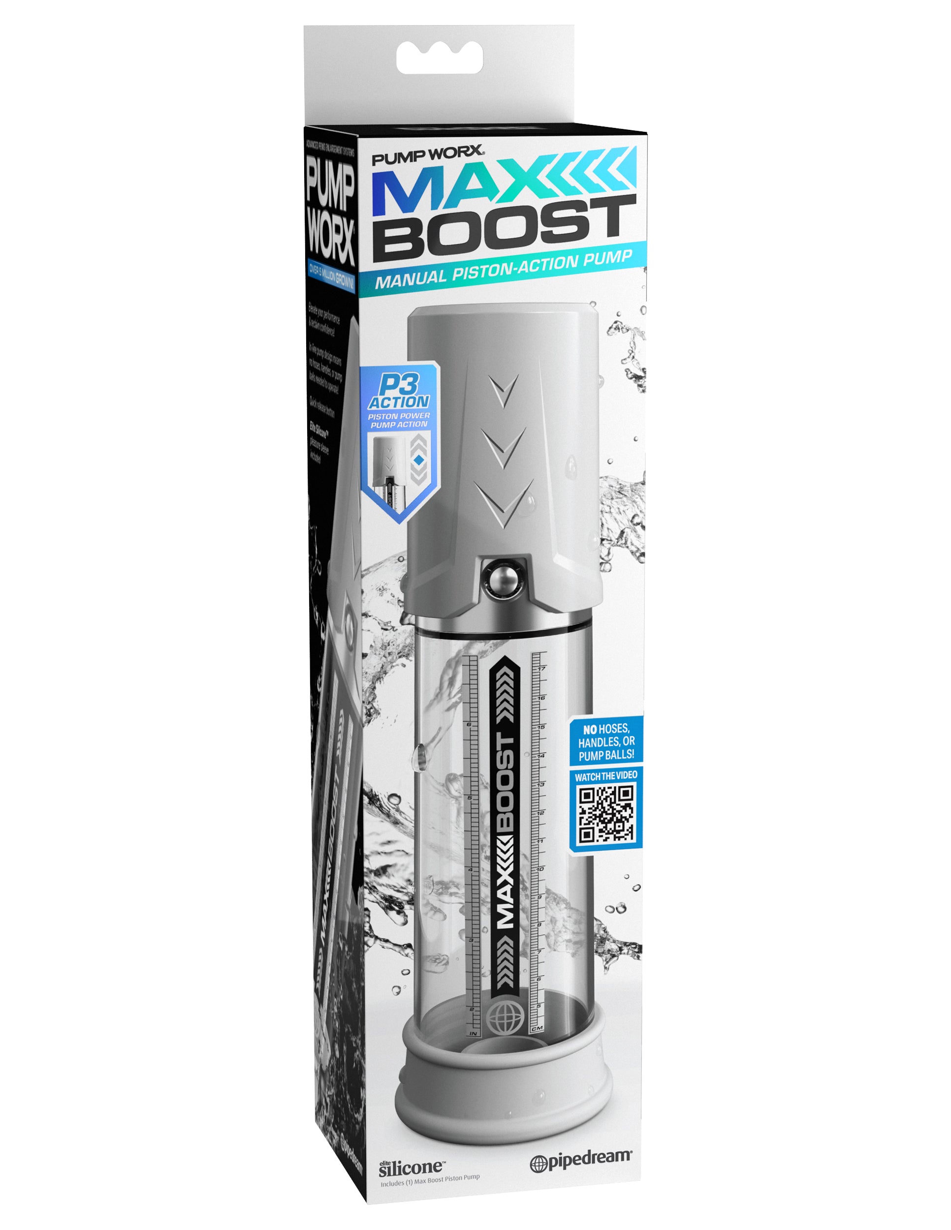 Pump Worx - Pump Worx Max Boost - White/Clear
