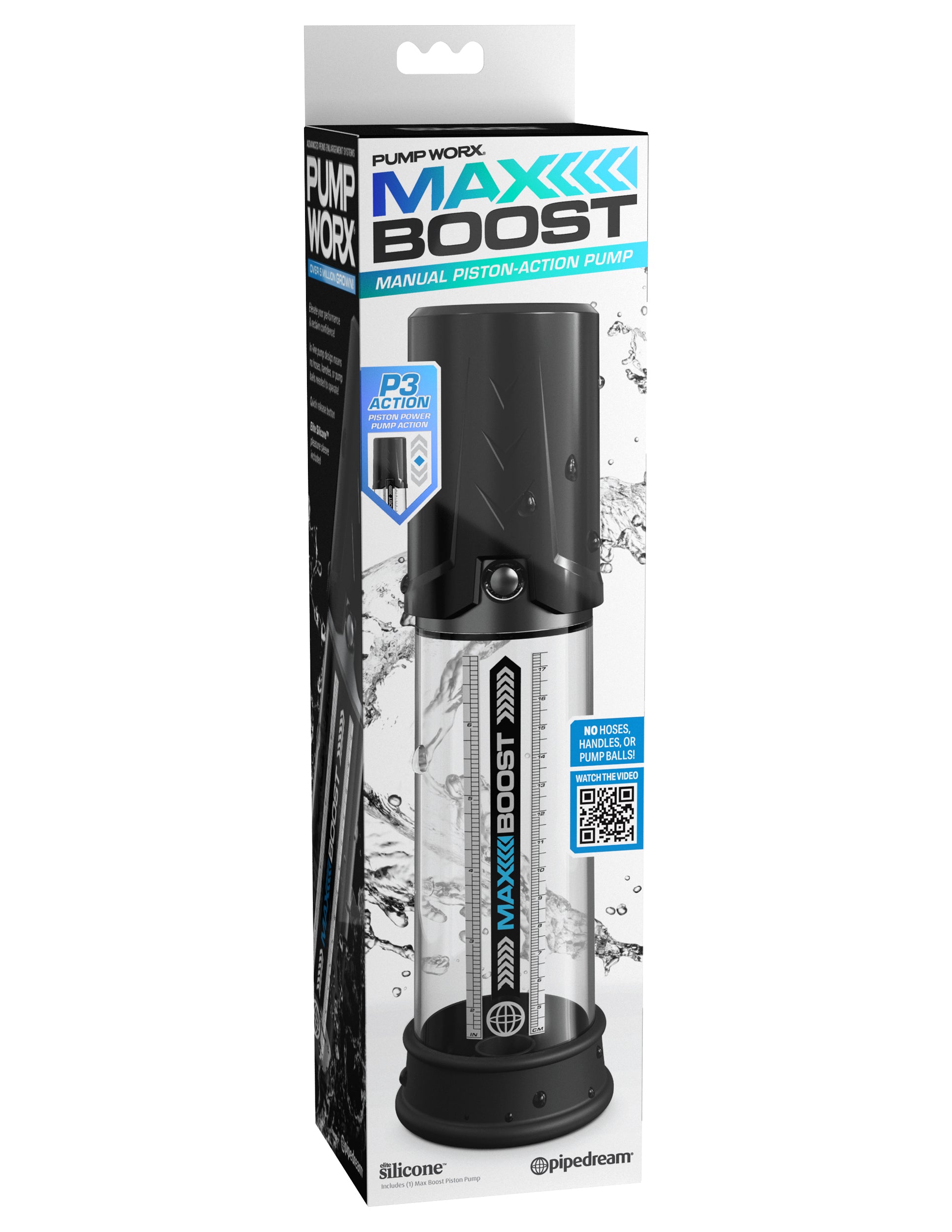 Pump Worx - Pump Worx Max Boost - Black/Clear