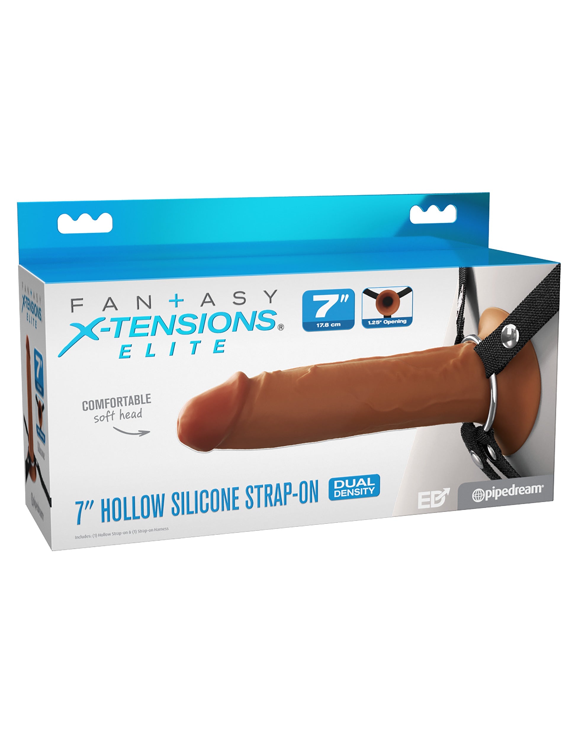7" Hollow Silicone Strap-On™