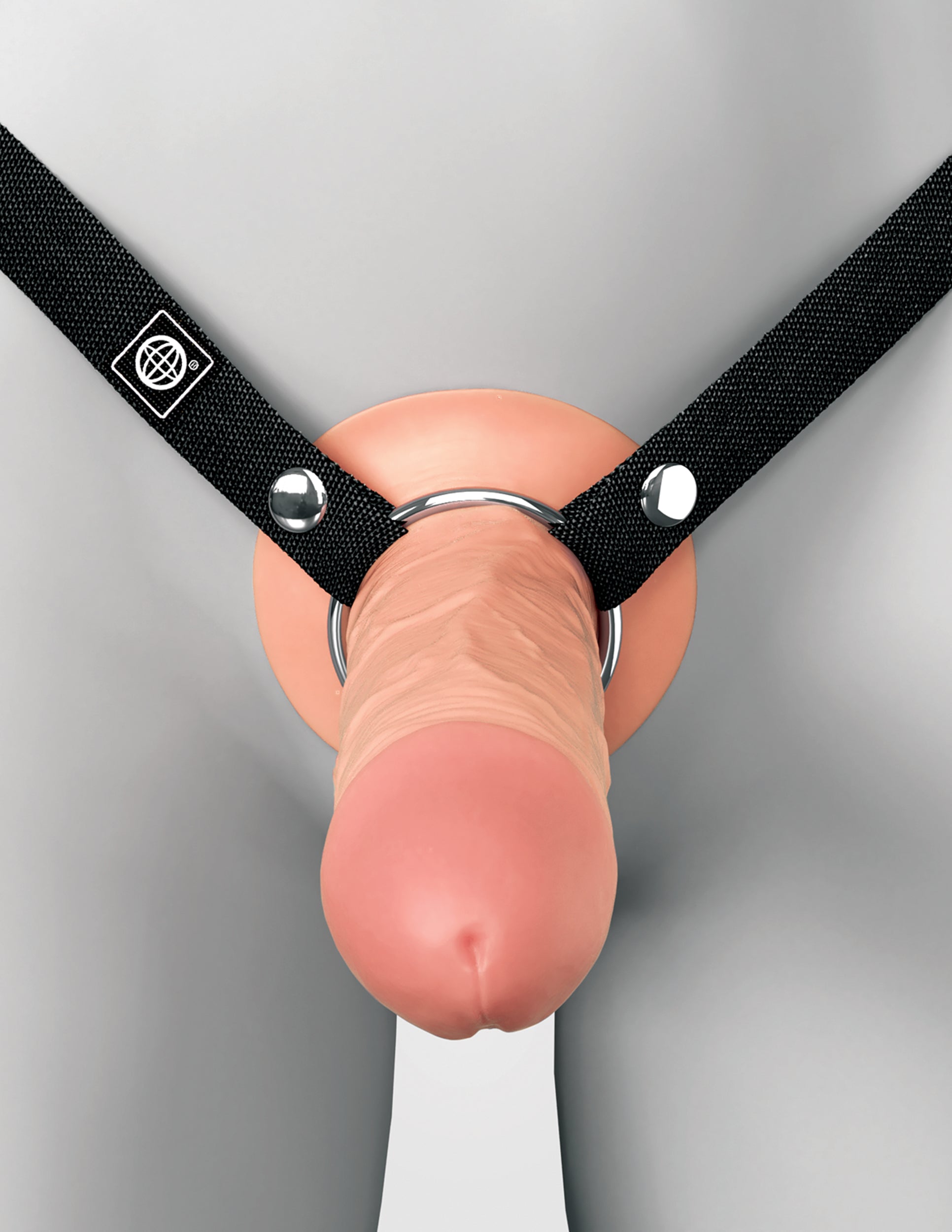 5" Hollow Silicone Strap-On