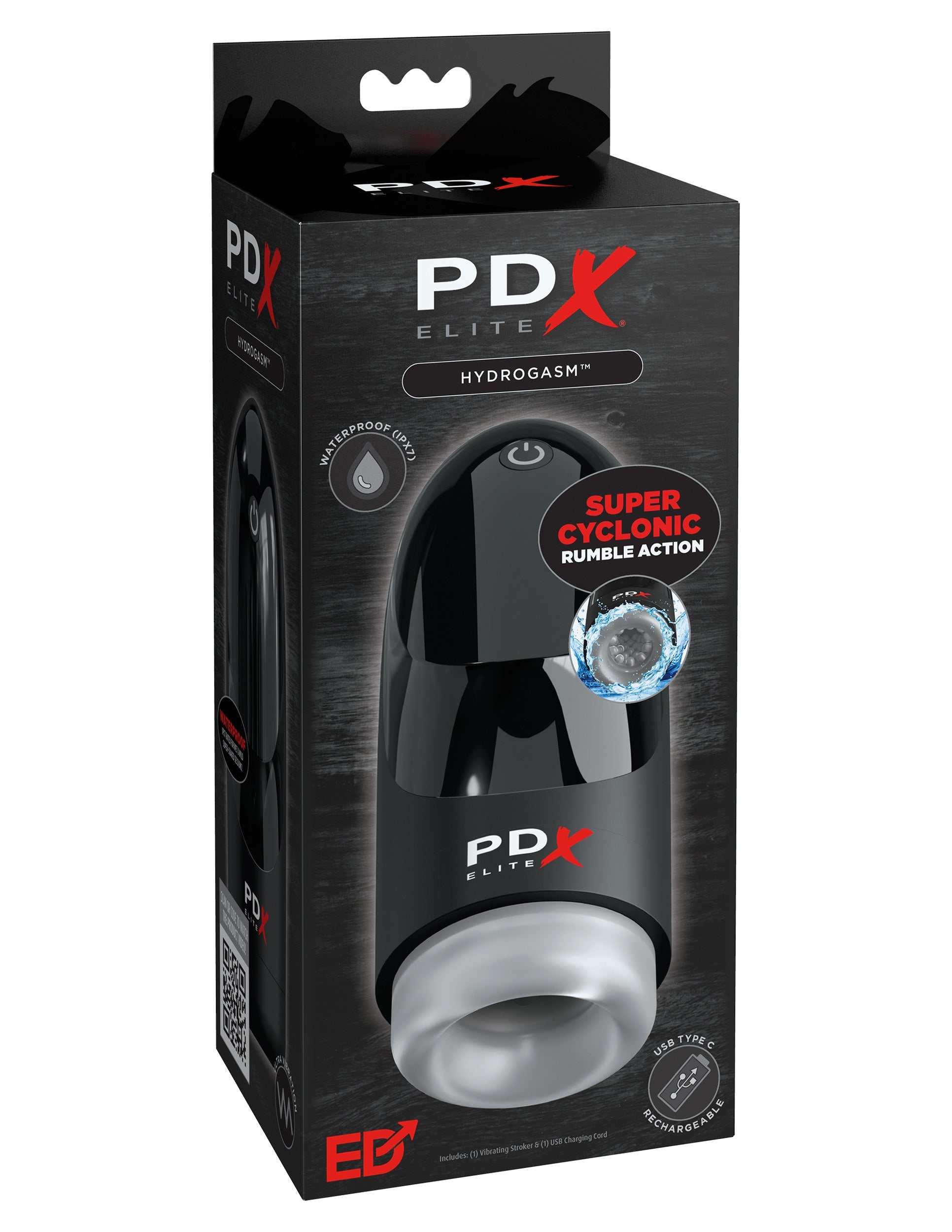 PDX Elite Hydrogasm Masturbator Pipedream Products PDX Elite Hydrogasm Masturbator Pipedream Products