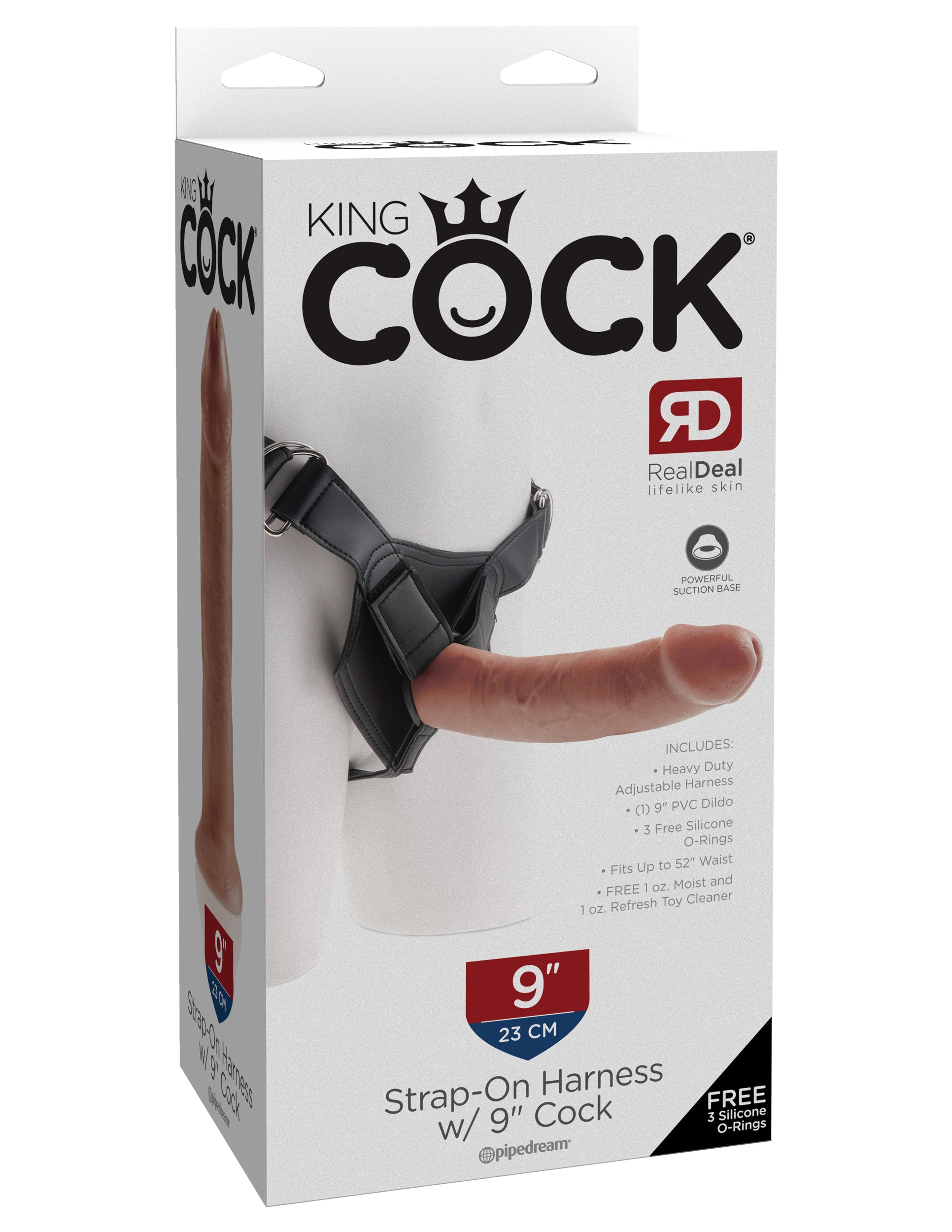 King Cock Strap on Harness with 9" Cock