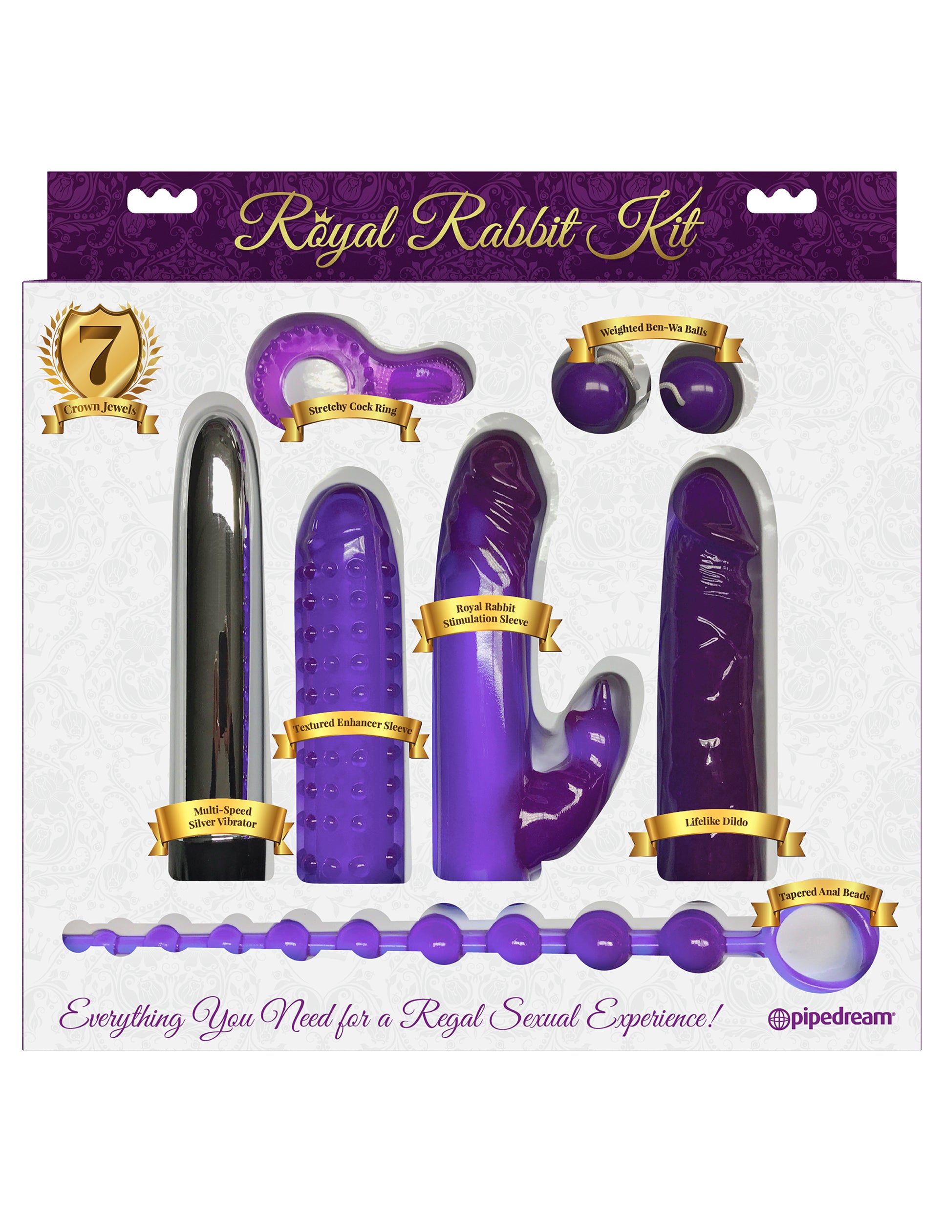 Pipedream Royal Rabbit Kit - Purple Pipedream Products Pipedream Royal Rabbit Kit - Purple Pipedream Products