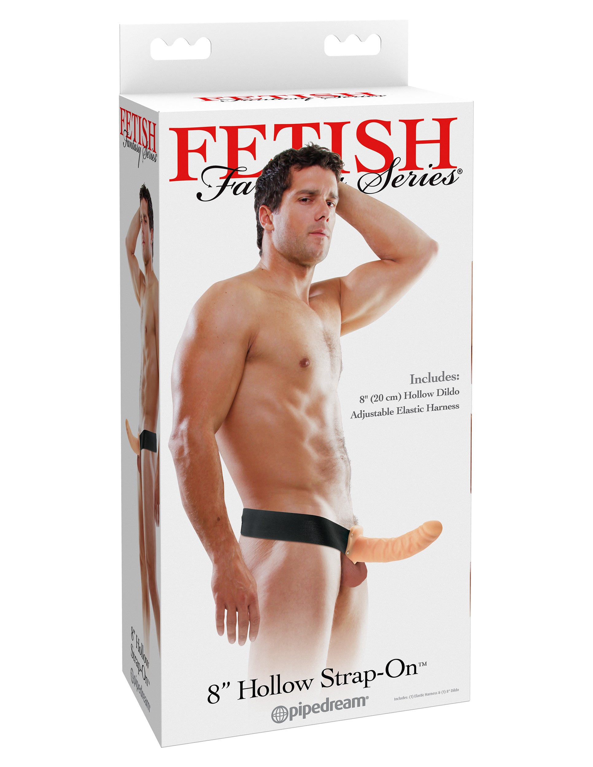 8" Hollow Strap-On