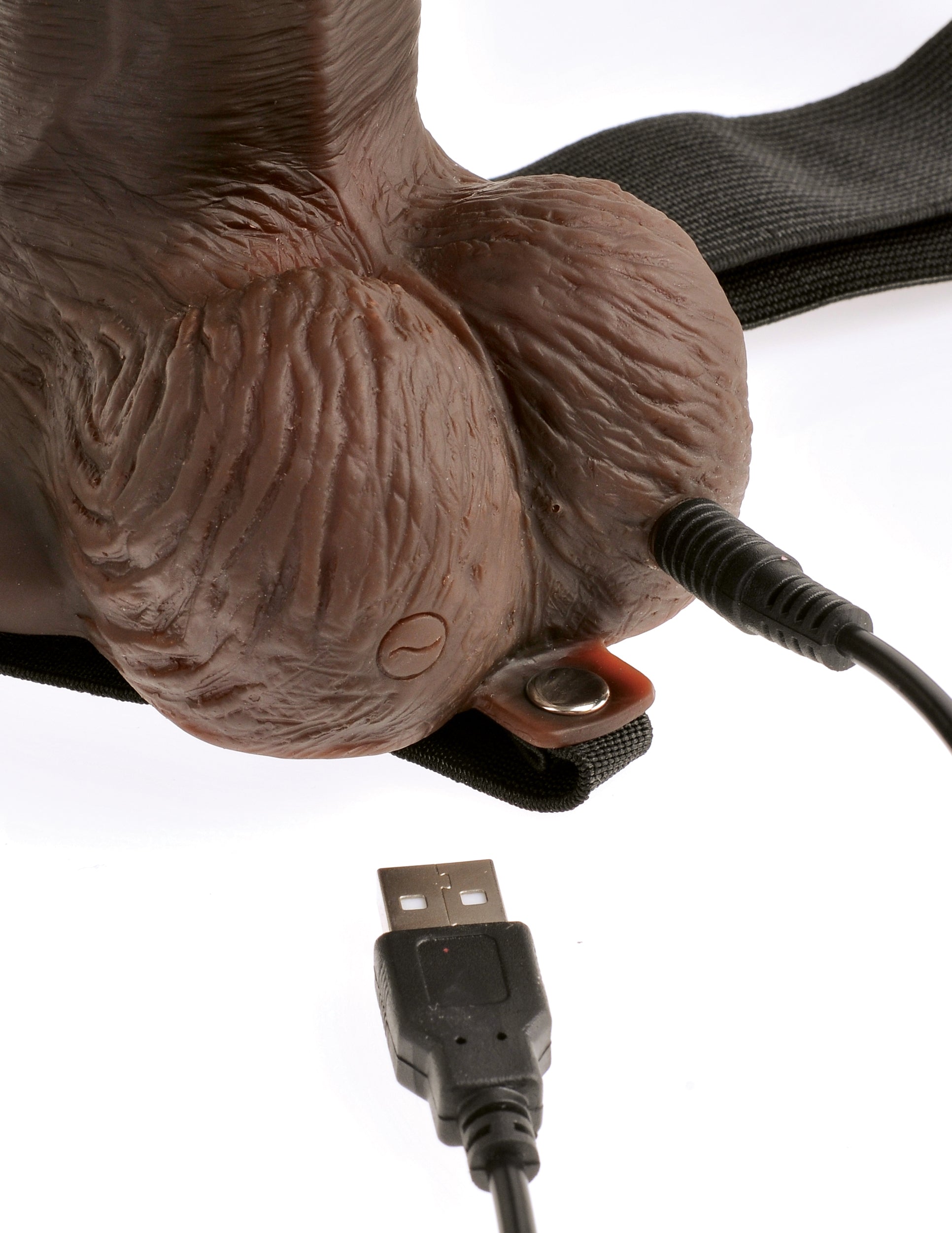 8" Hollow Strap-On with Remote