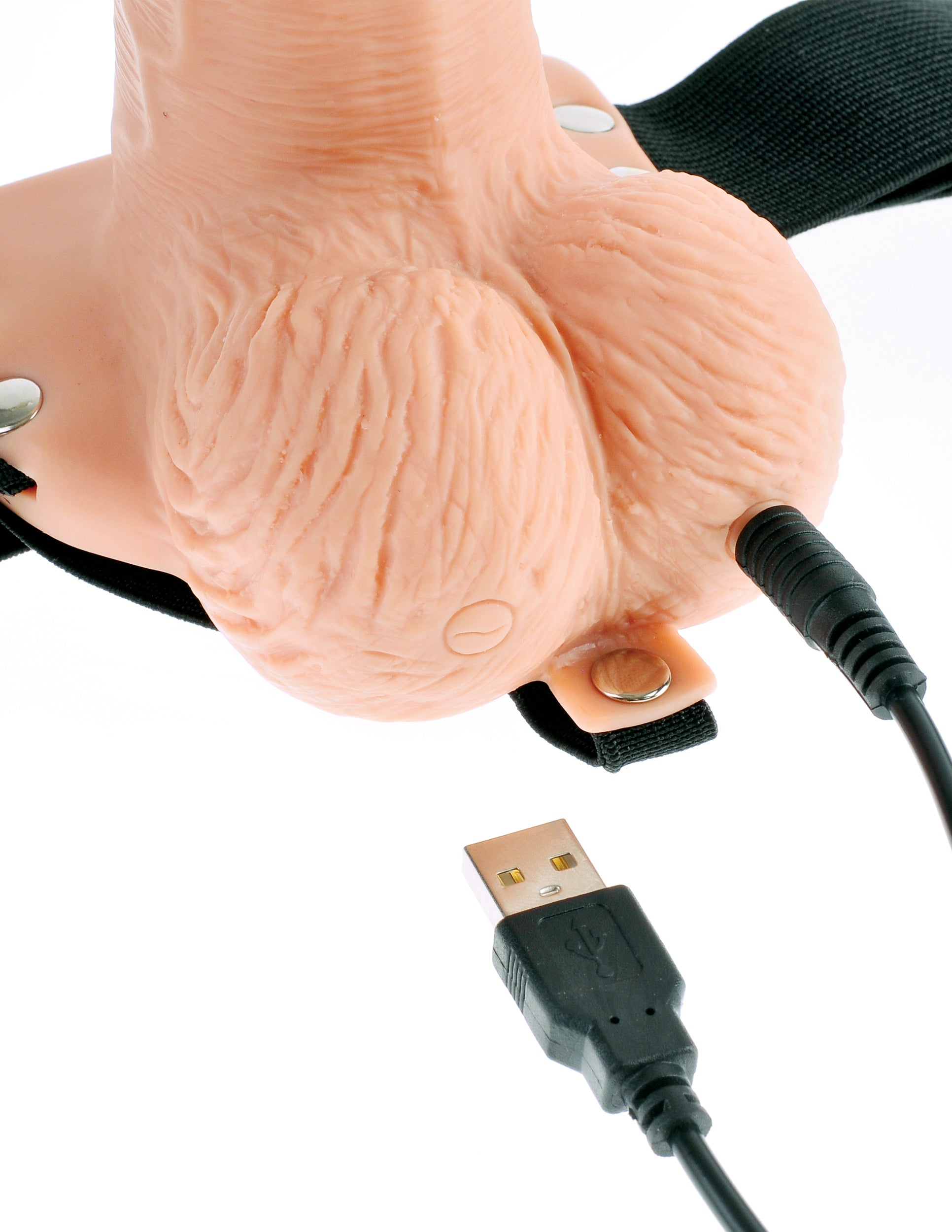 6" Hollow Strap-On with Remote