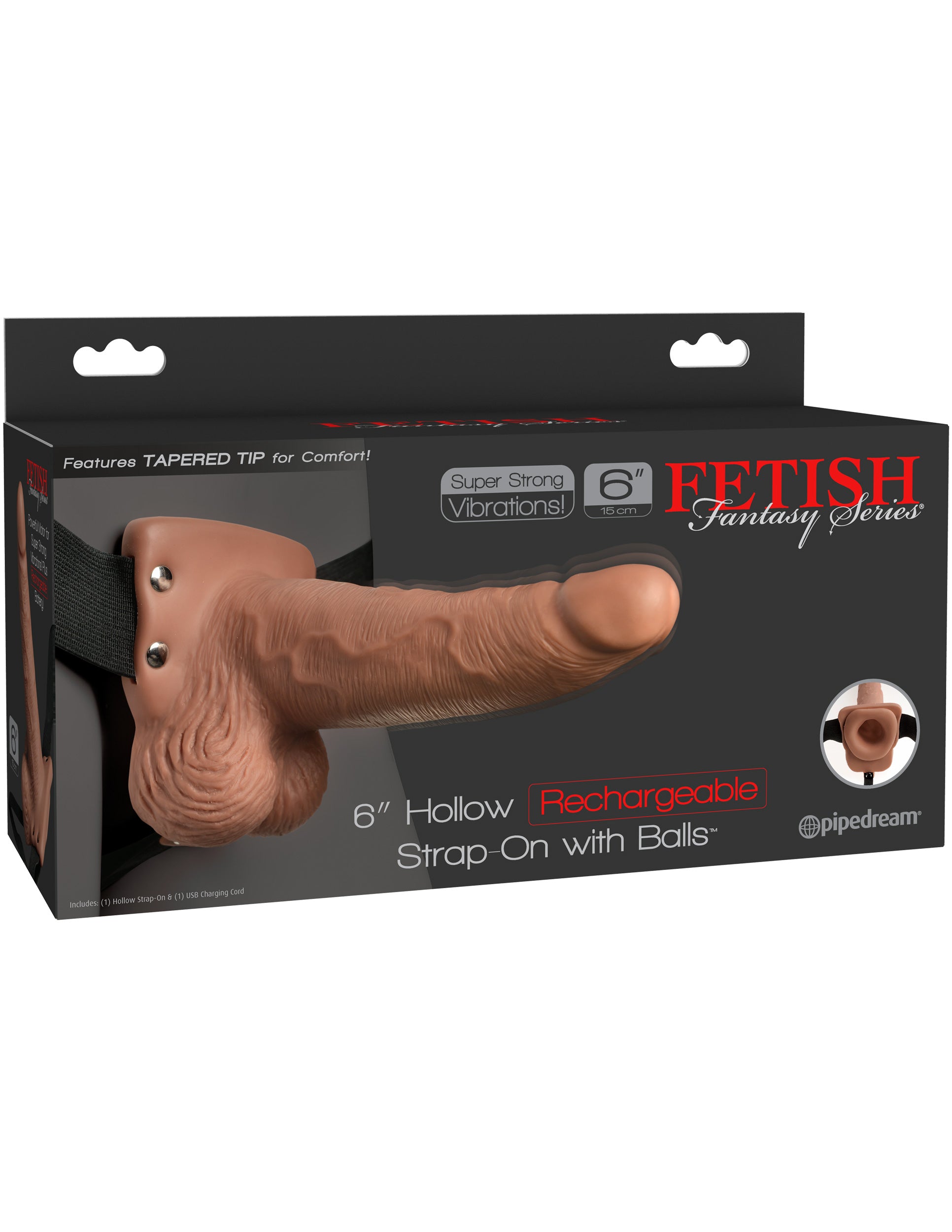 Fetish Fantasy Series - 6" Hollow Strap-On