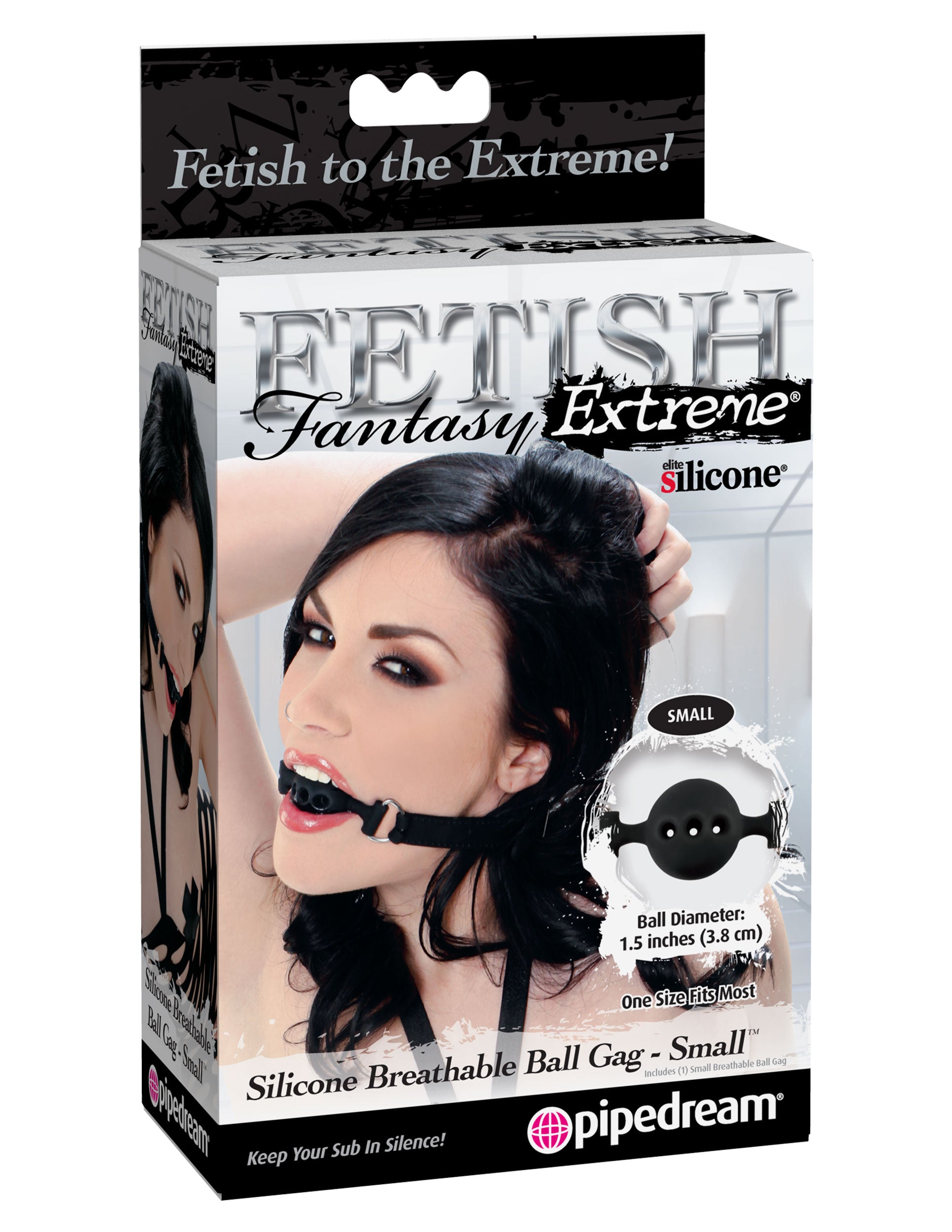 Fetish Fantasy Extreme - Silicone Breathable Ball Gag Small