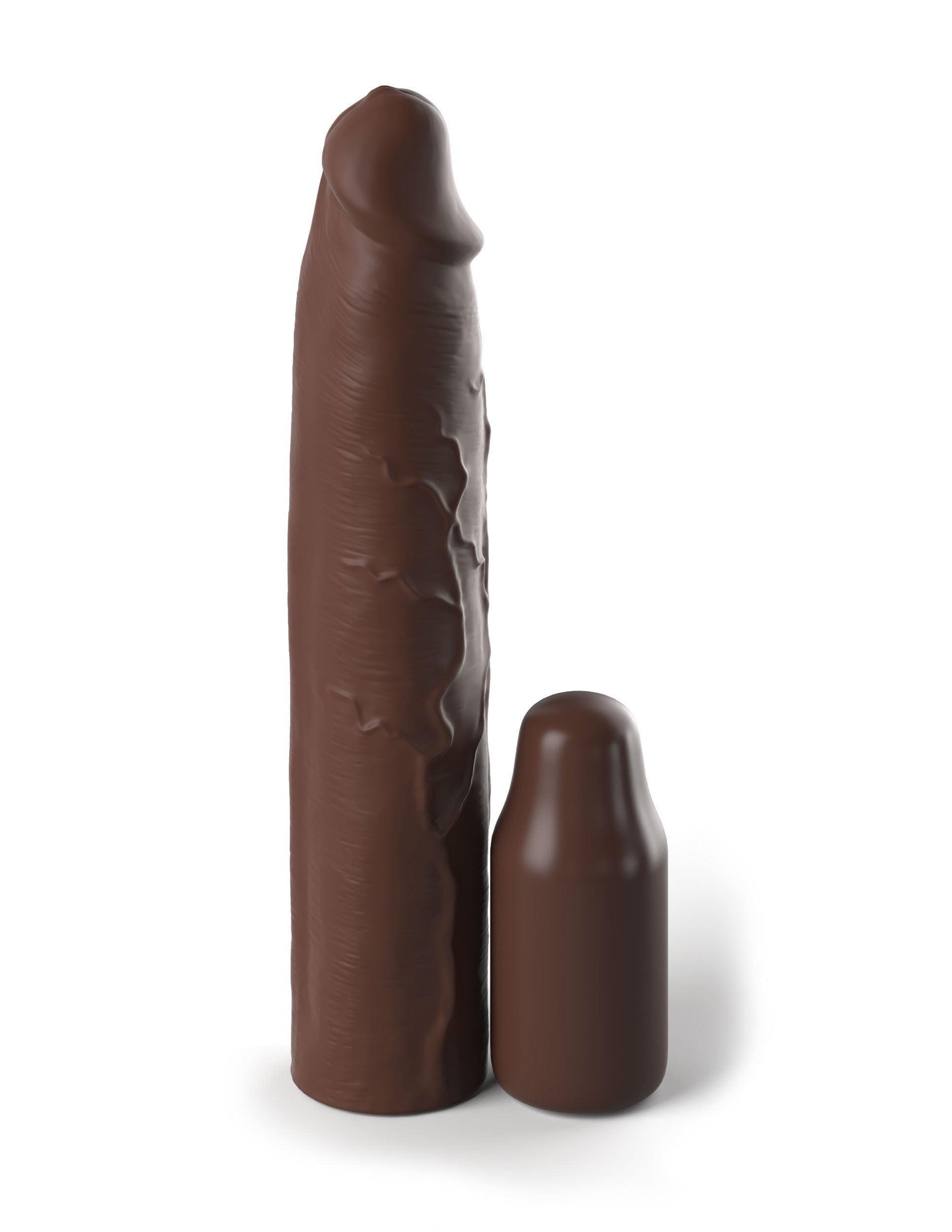 Fantasy X-tensions Elite - 3" Silicone Mega X-tension - Brown