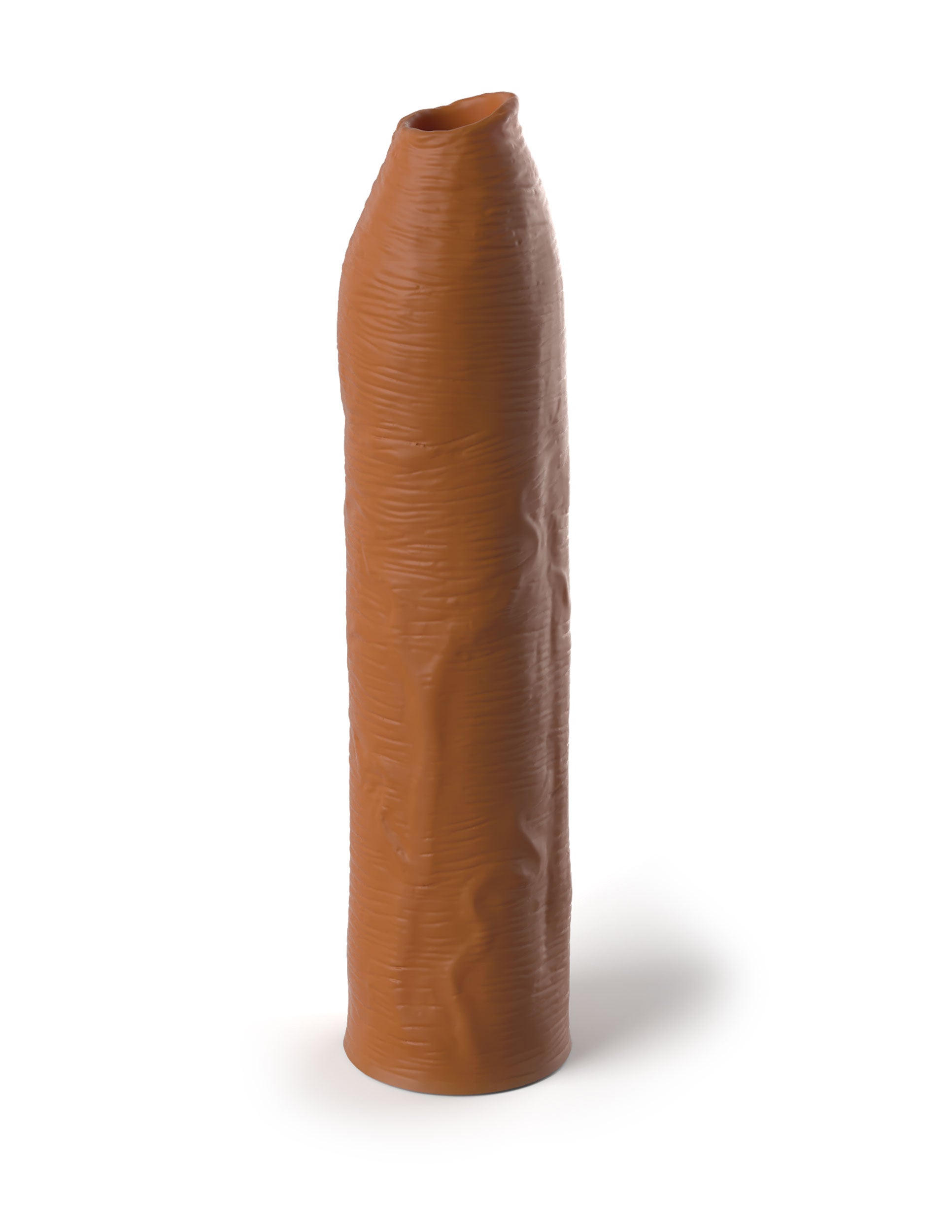 Fantasy X-tensions Elite - Uncut Silicone Penis Enhancer - Tan