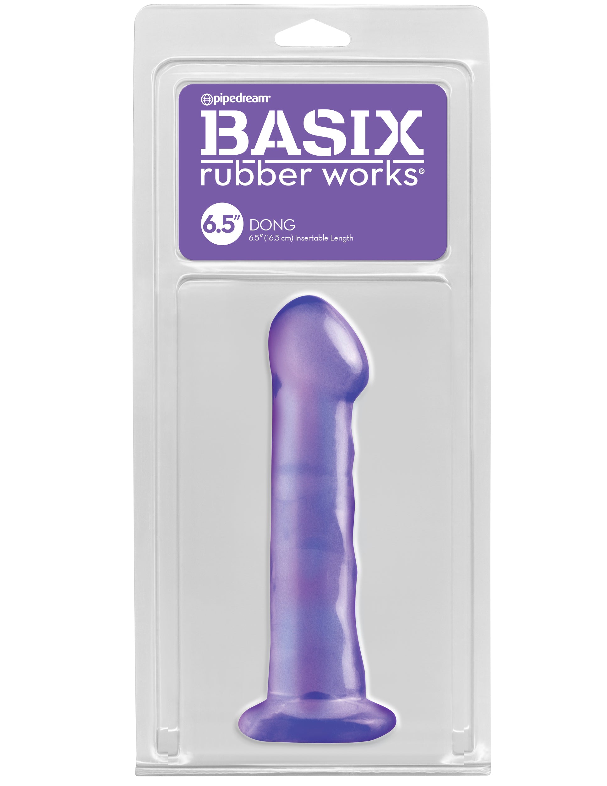 Basix - 6.5" Dong with Suction Cup