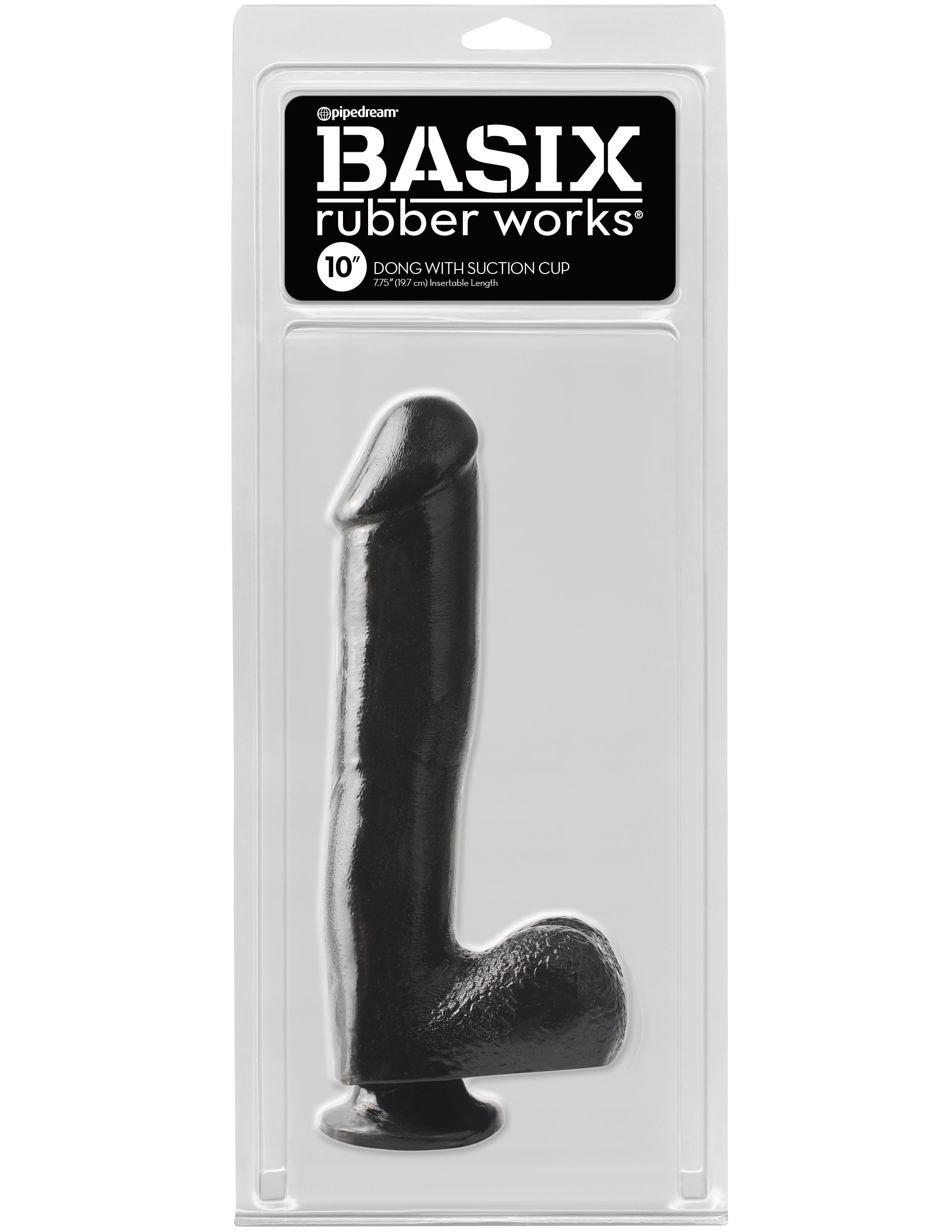 Basix - 10" Dong with Suction Cup