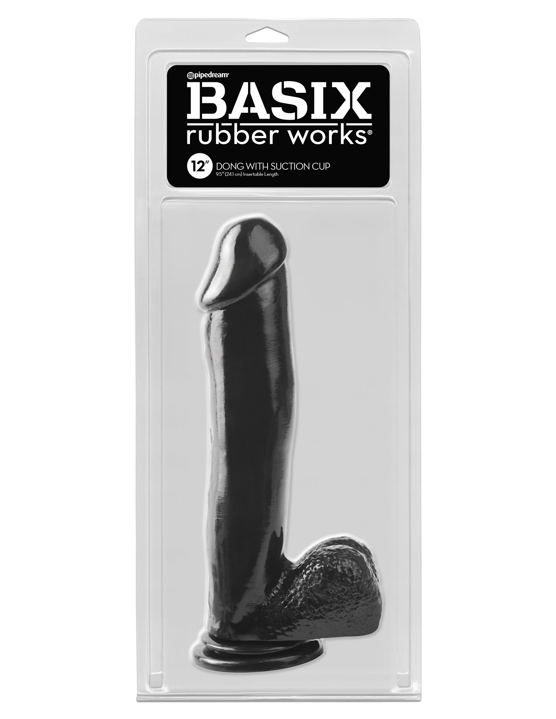 Basix - 12" Dong with Suction Cup