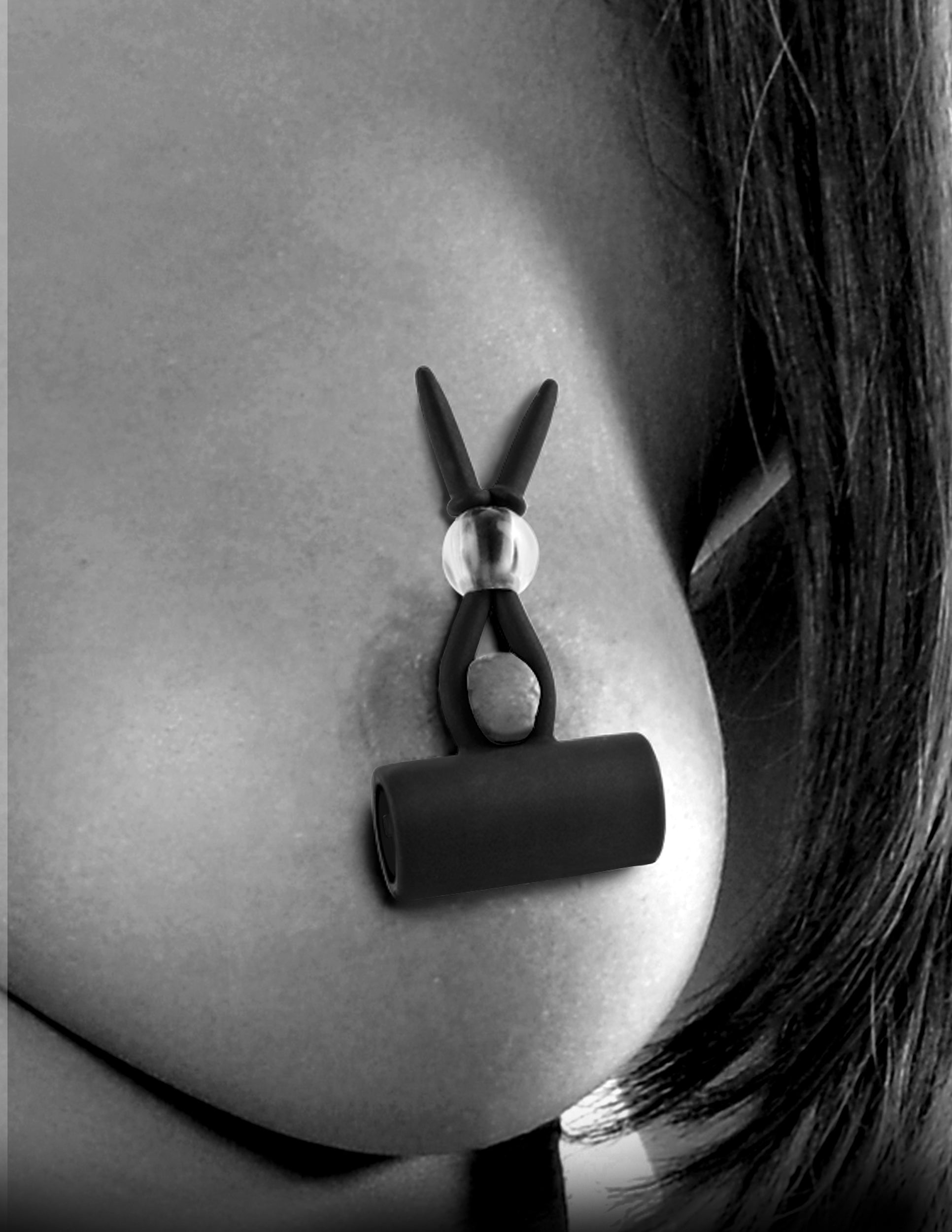 Fetish Fantasy Series Limited Edition - Vibrating Silicone Nipple Lassos