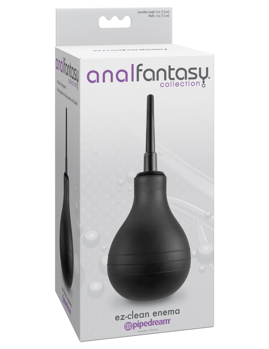 Anal Fantasy Collection® Ez Clean Enema Black Pipedream Products 9406
