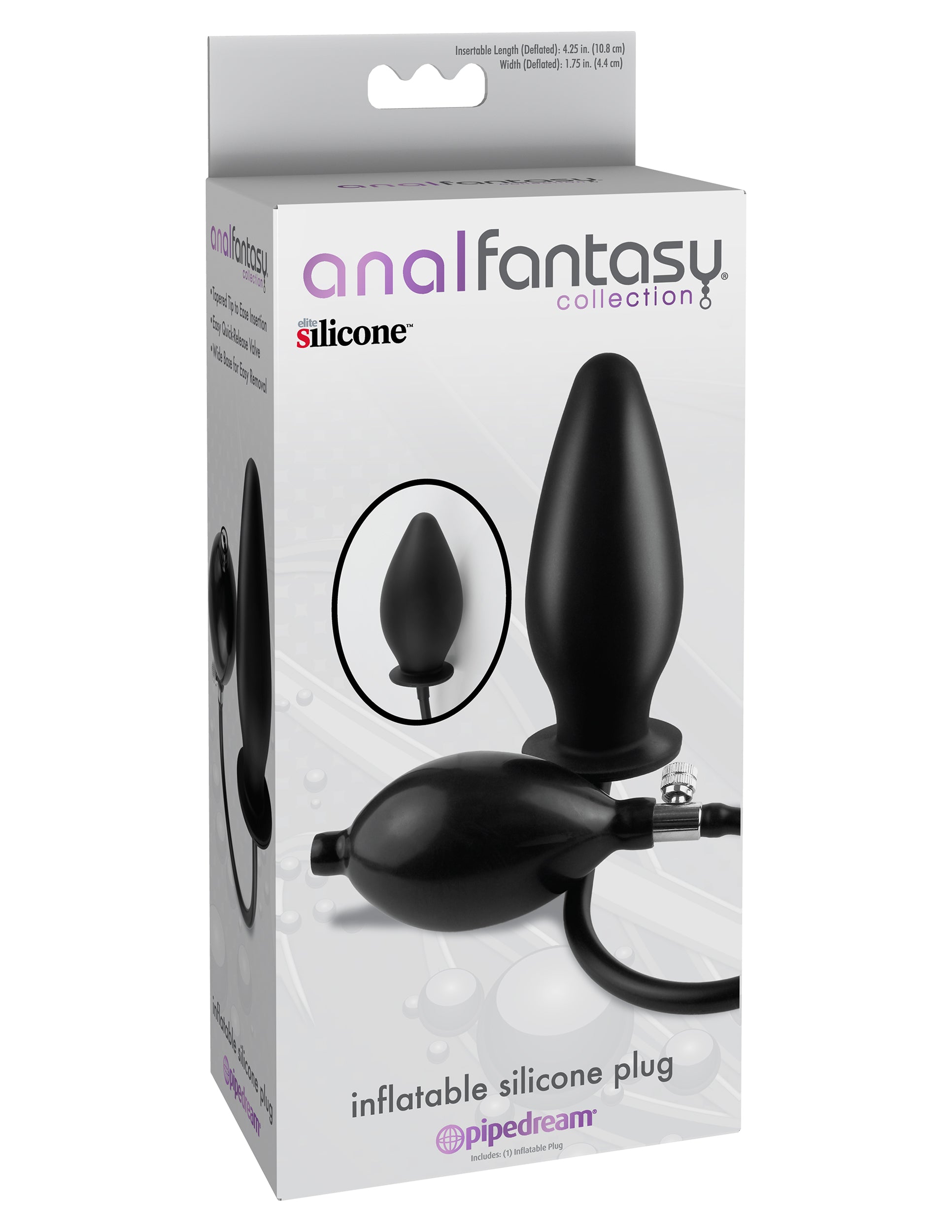 Anal Fantasy Collection - Inflatable Silicone Plug
