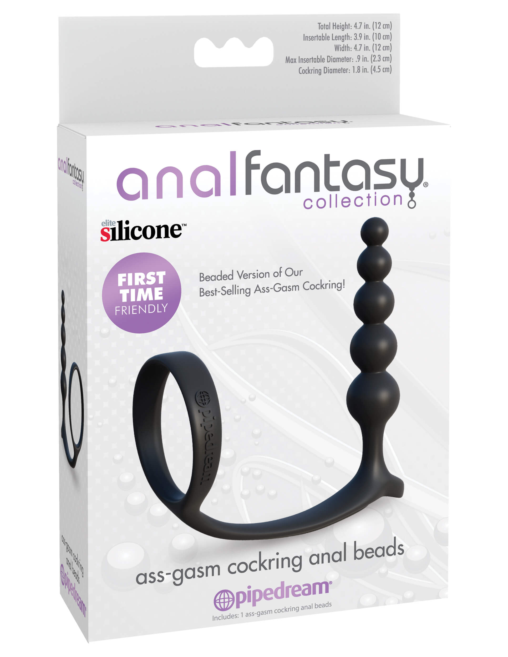 Anal Fantasy Collection - Ass-gasm® Cock Ring Anal Beads