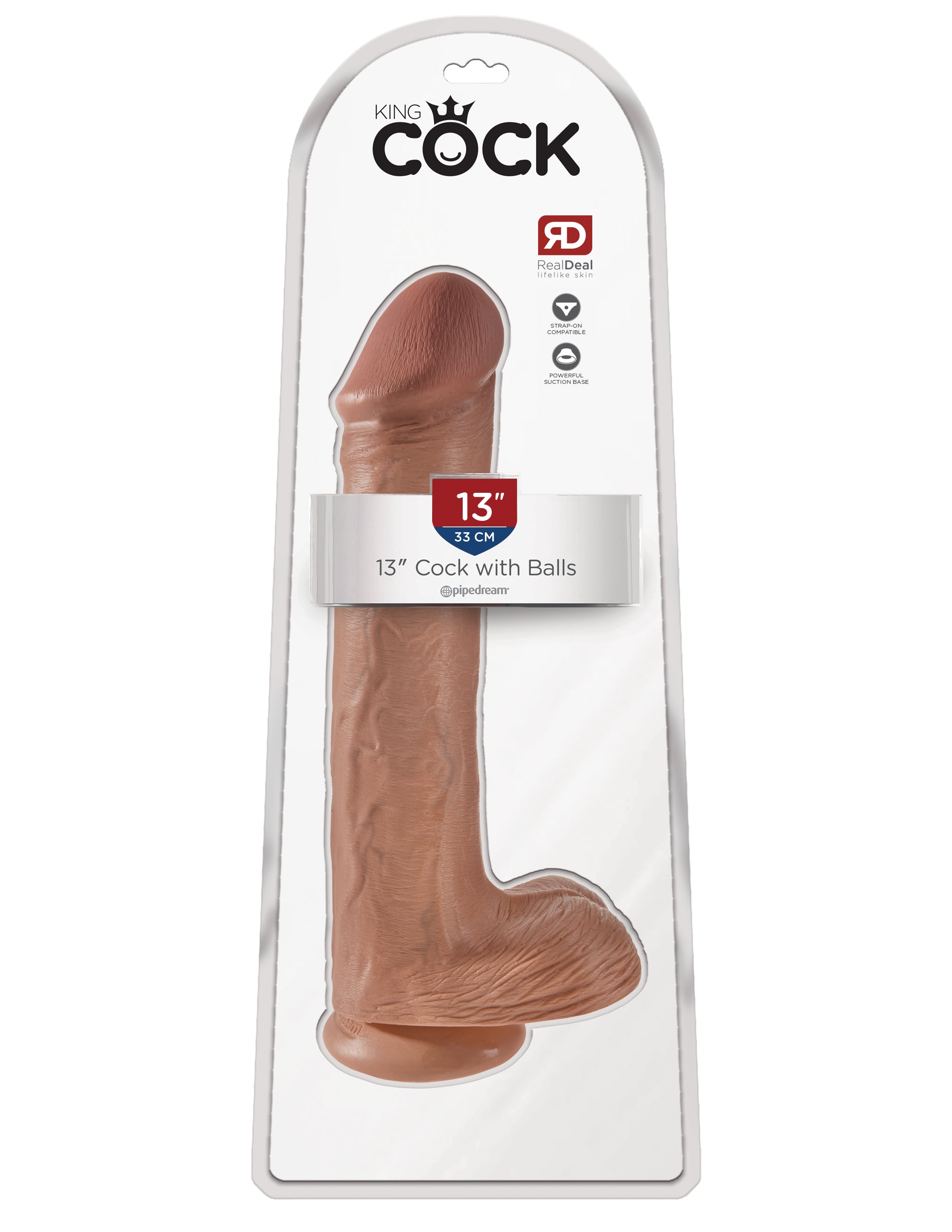 King Cock 13" Cock with Balls