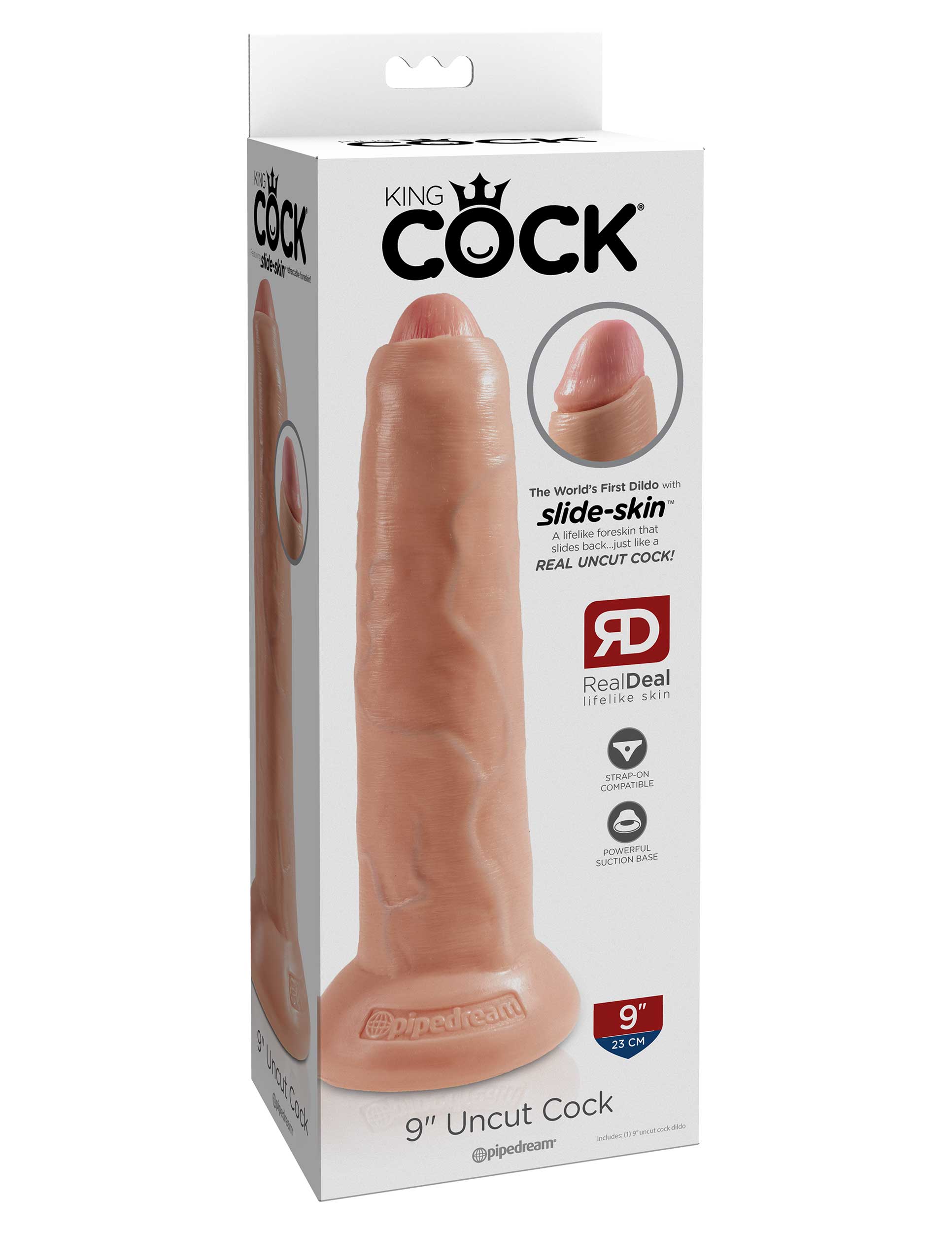 King Cock 9" Uncut