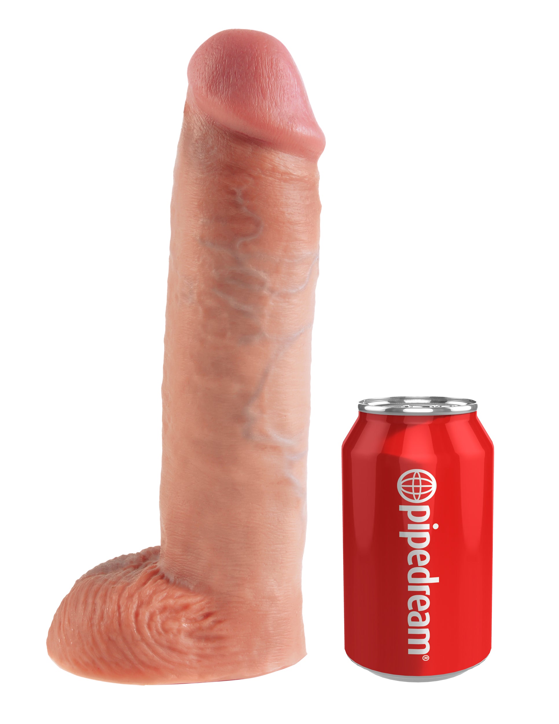 King Cock 11" Hollow Strap On Suspender System