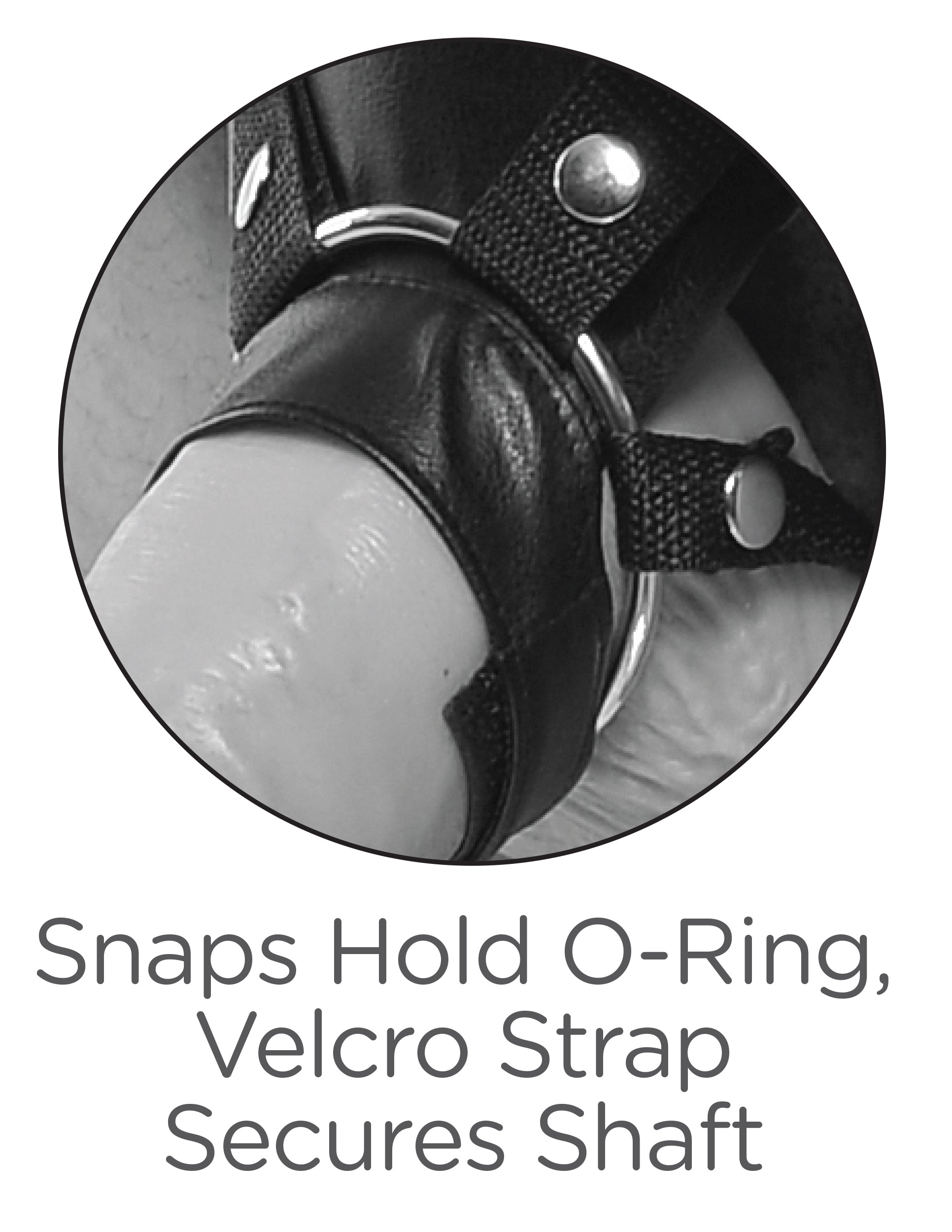 King Cock 11" Two Cocks One Hole Hollow Strap on Suspender System