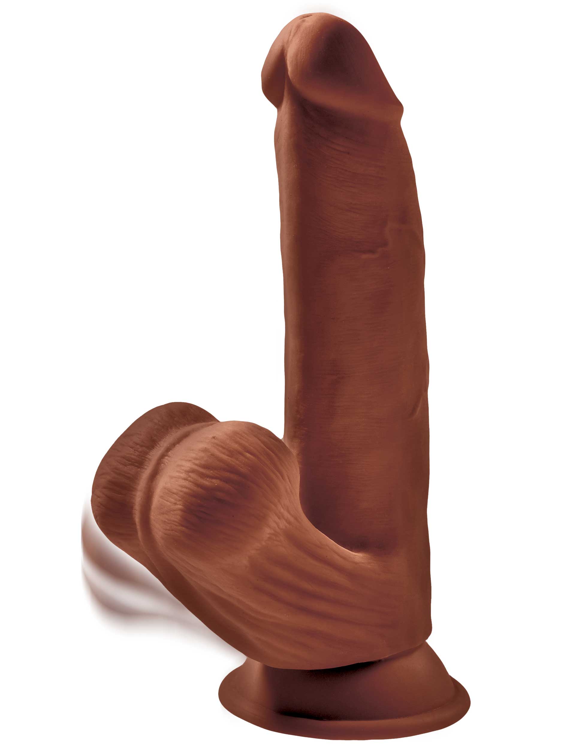 King Cock Plus 8" Triple Density Cock With Swinging Balls