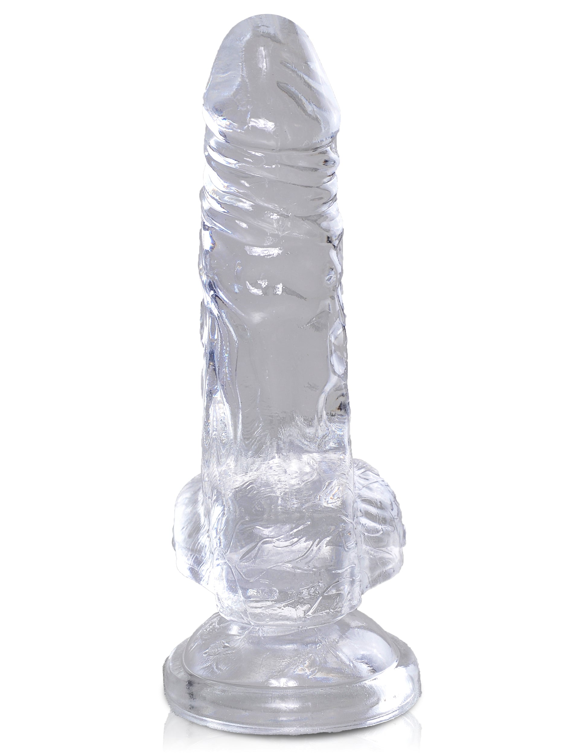 King Cock Clear 4" Cock with Balls