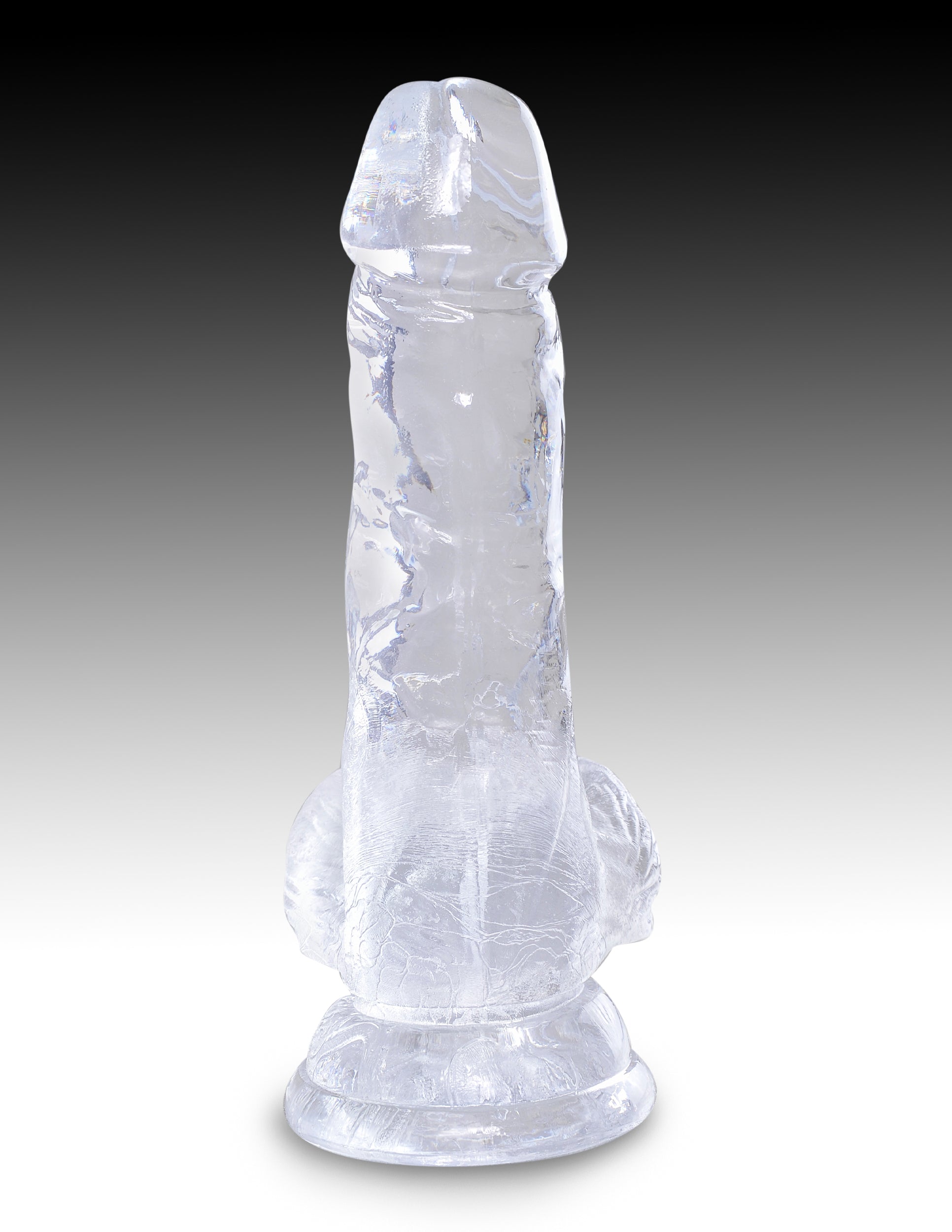 King Cock Clear 5" Cock with Balls