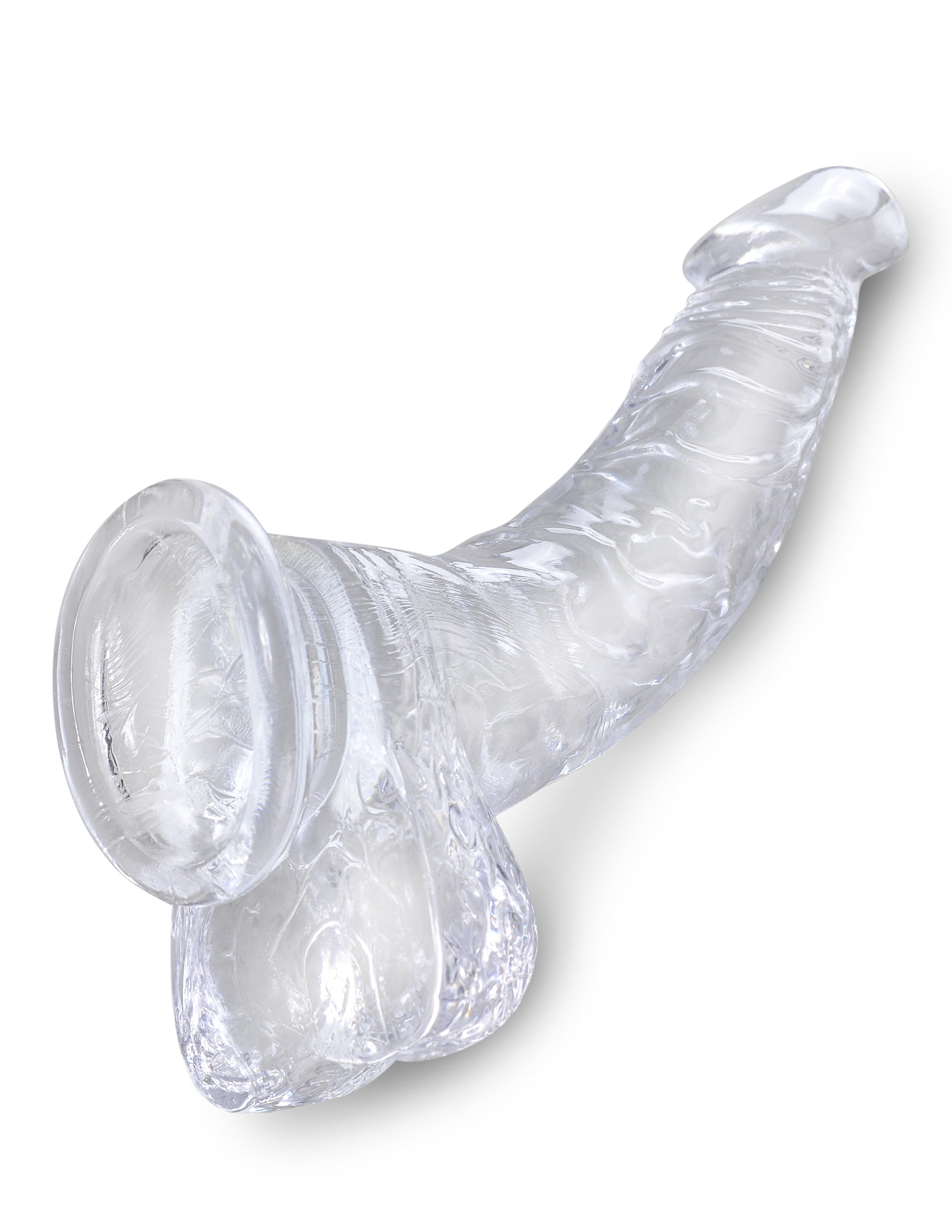 King Cock Clear 7.5" Cock with Balls