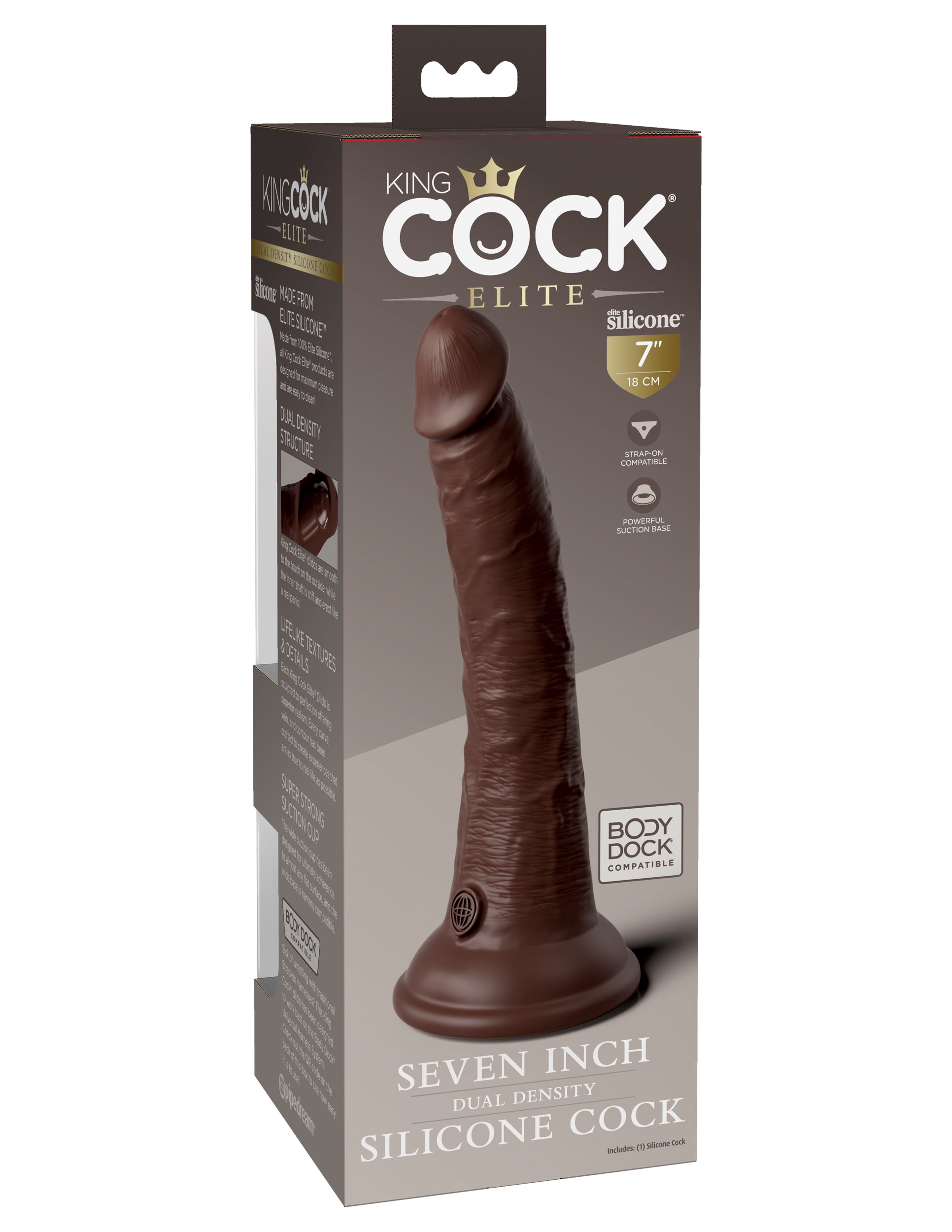 King Cock Elite 7" Silicone Dual Density Cock