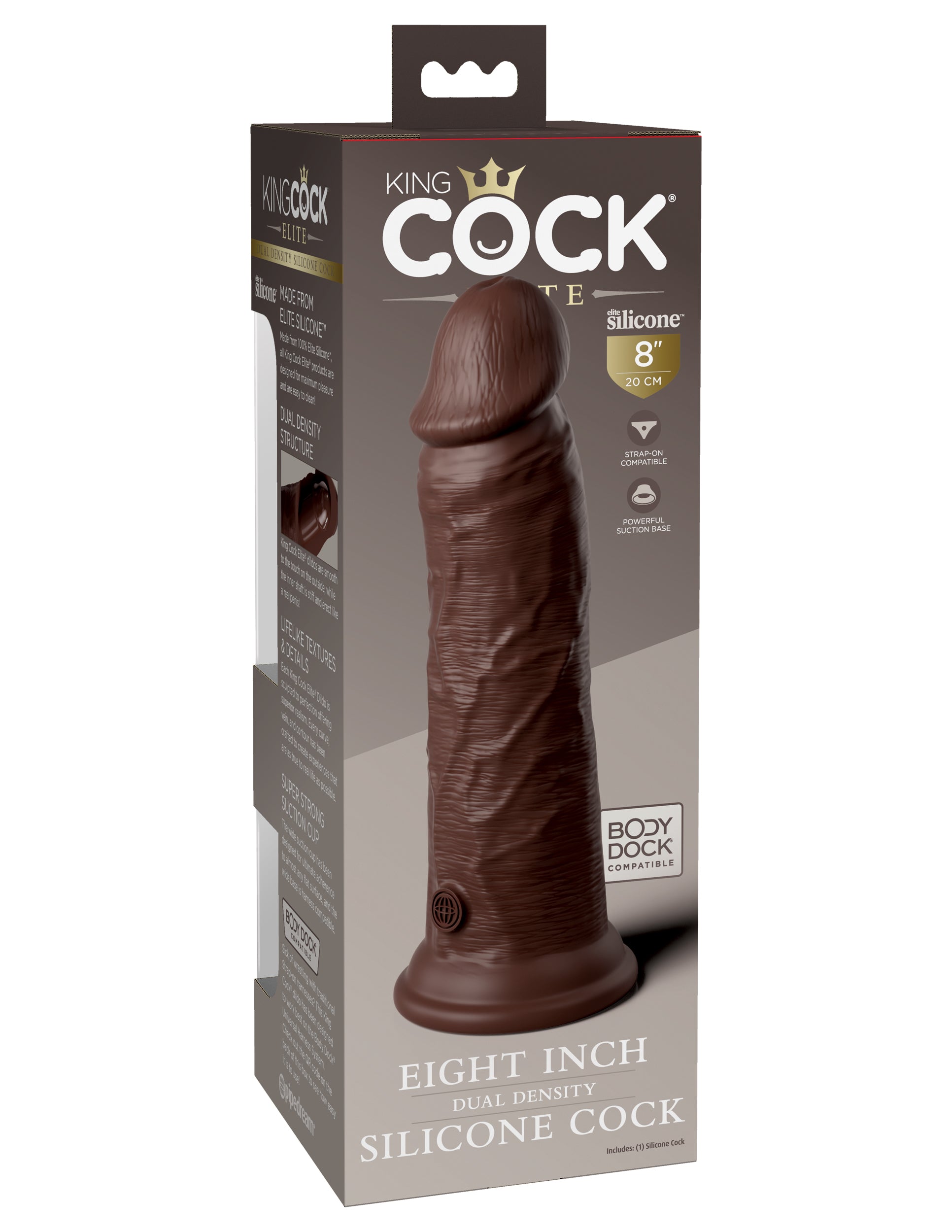 King Cock Elite 8" Silicone Dual Density Cock