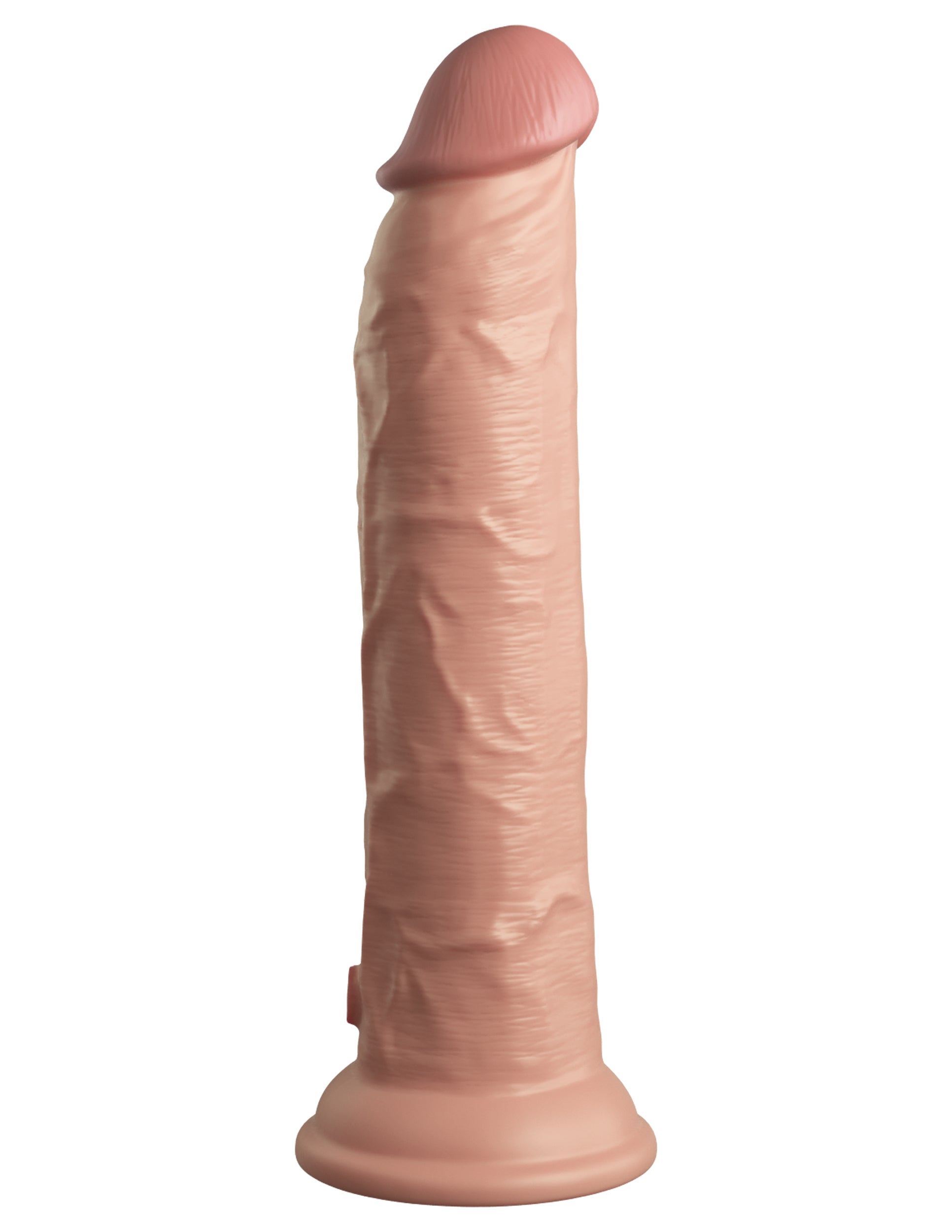 King Cock Elite 9" Vibrating Silicone Dual Density Cock with Remote