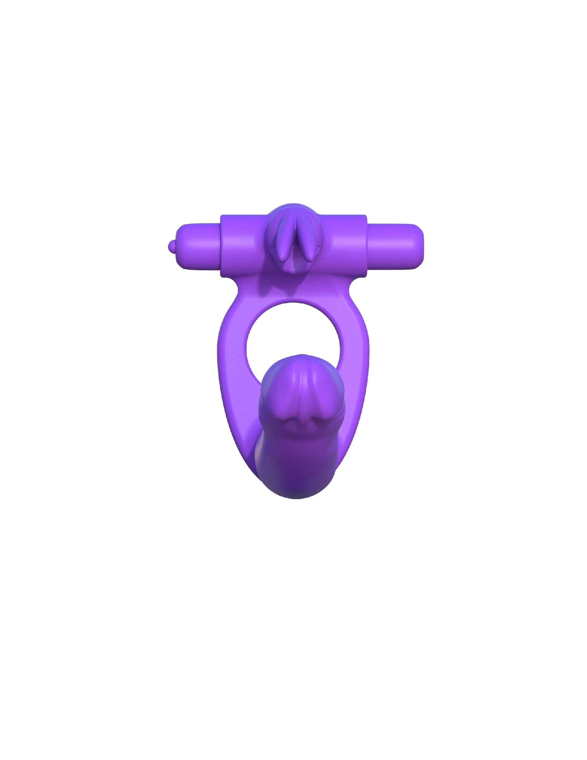 Fantasy C-Ringz - Silicone Double Penetrator Rabbit