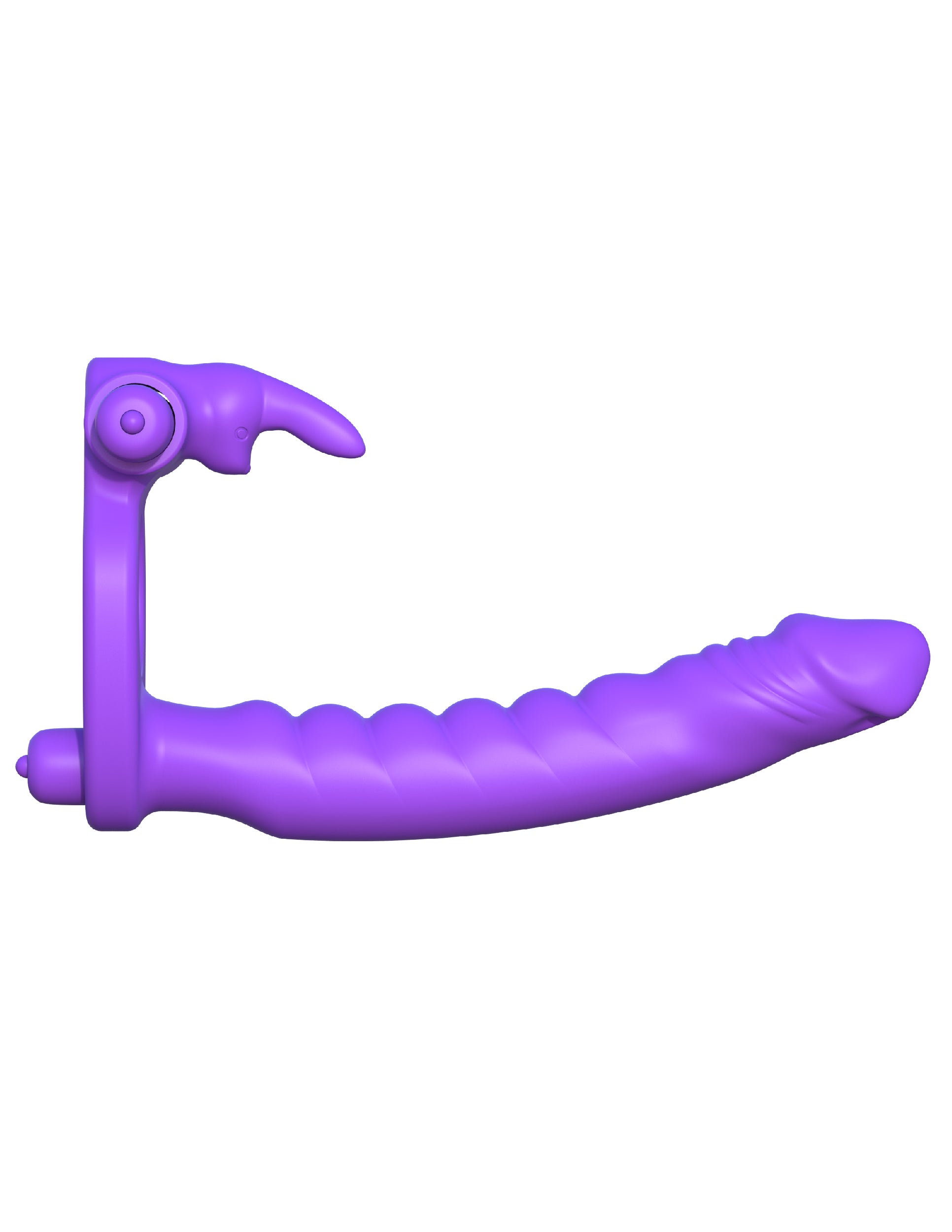 Fantasy C-Ringz - Silicone Double Penetrator Rabbit