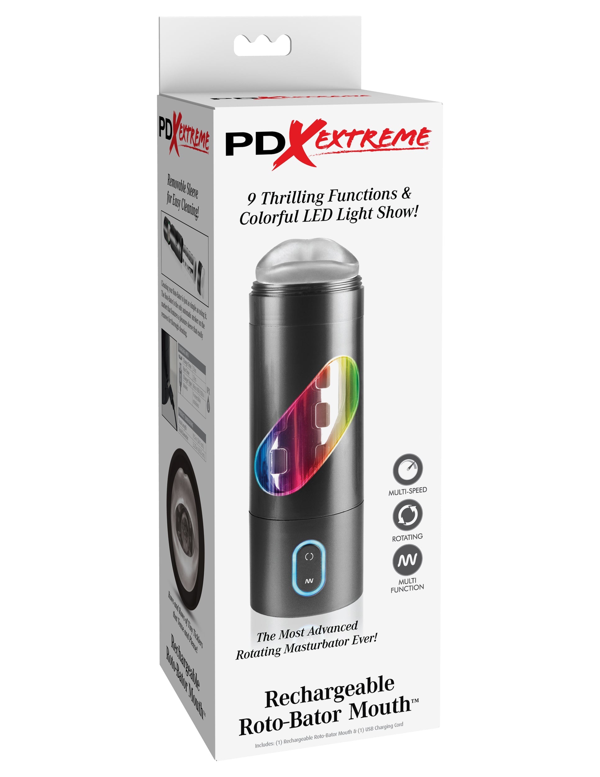 PDX Extreme - Rechargeable Roto-Bator Mouth