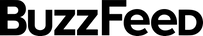 BuzzFeed logo in black on a white background