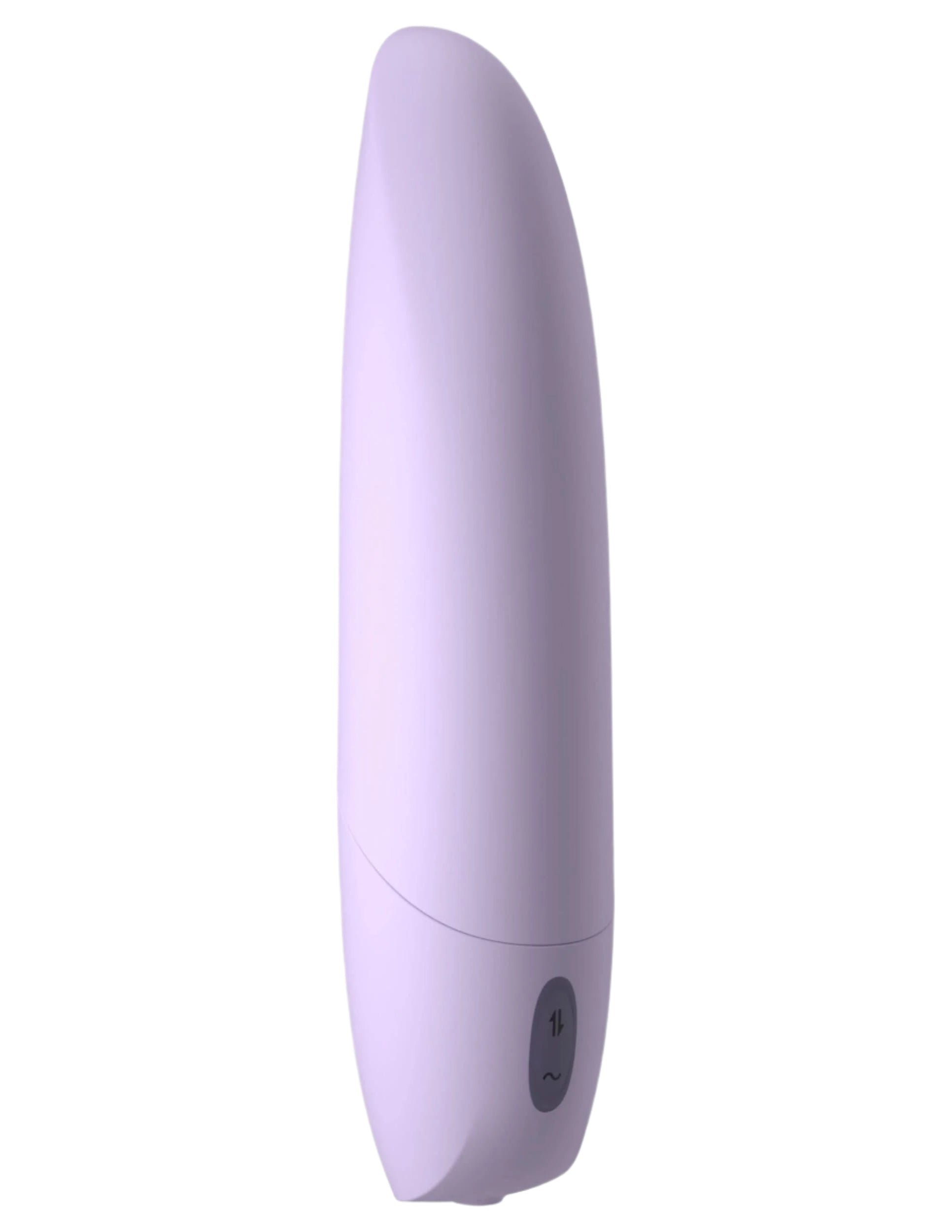 The JIMMYJANE® Hello Bang™ is a lavender personal massager featuring a rounded shape, gentle vibration, and a small control button at the base.