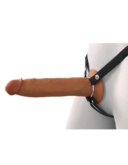 9" Hollow Silicone Strap-On
