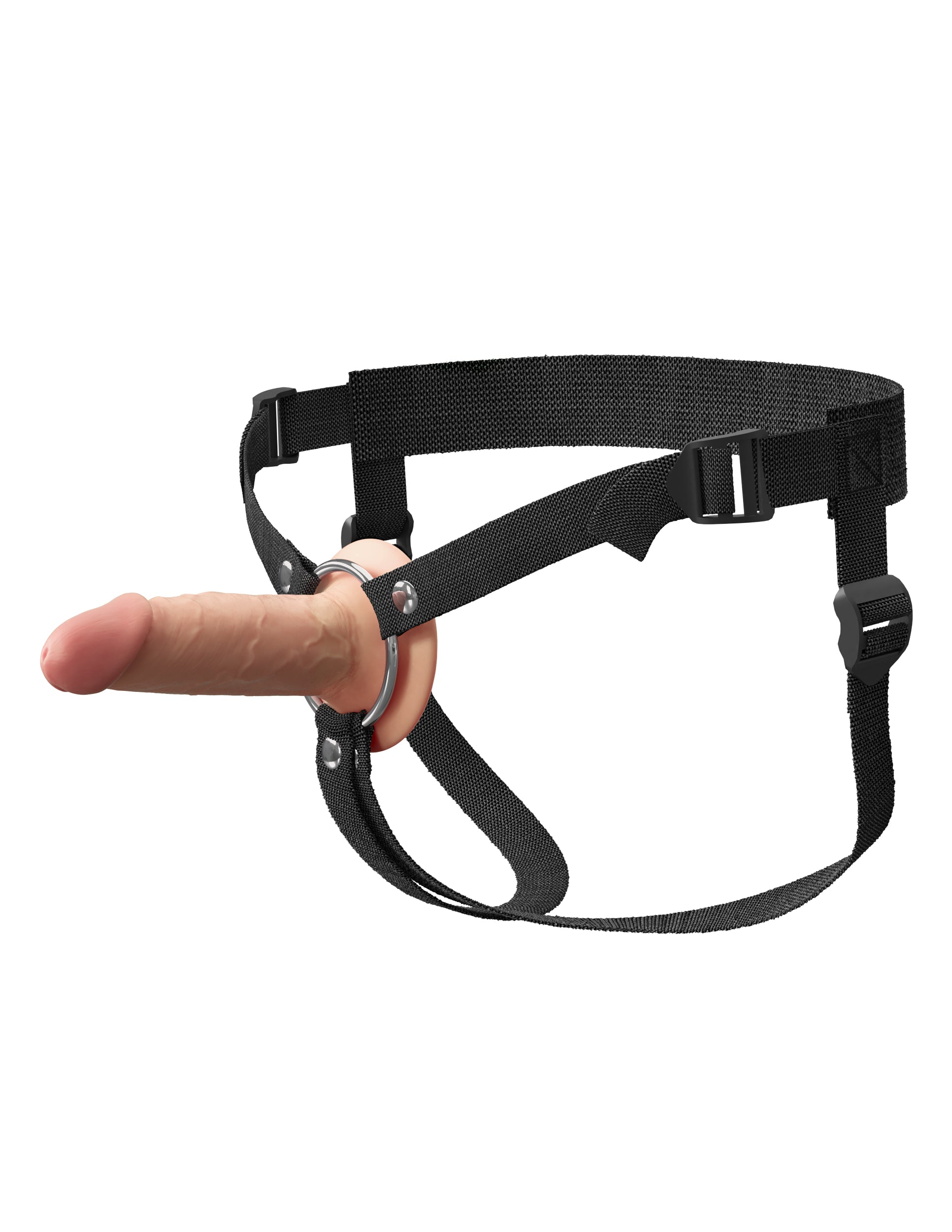 5" Hollow Silicone Strap-On