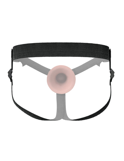 5" Hollow Silicone Strap-On
