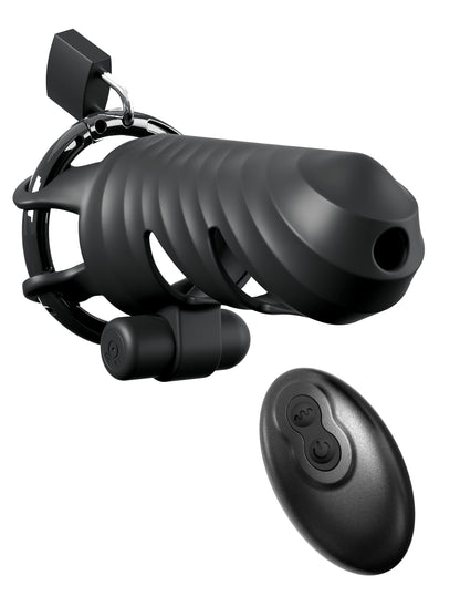 Remote-Controlled Vibrating Cock Blocker