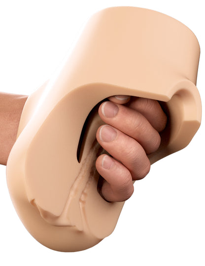 Double Pounder Vibrating Squeeze Stroker