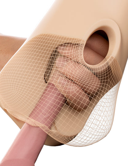 Double Pounder Vibrating Squeeze Stroker