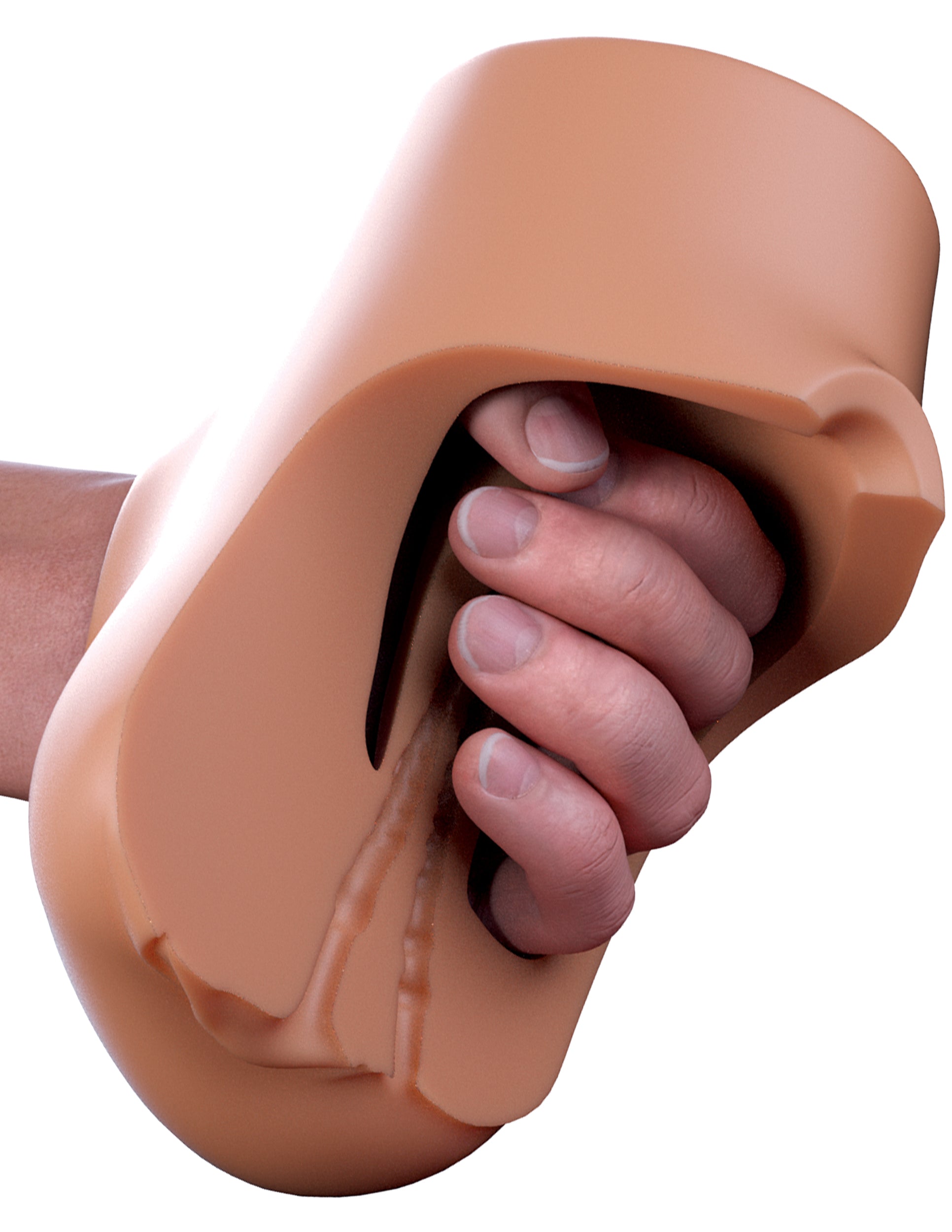Double Pounder Vibrating Squeeze Stroker
